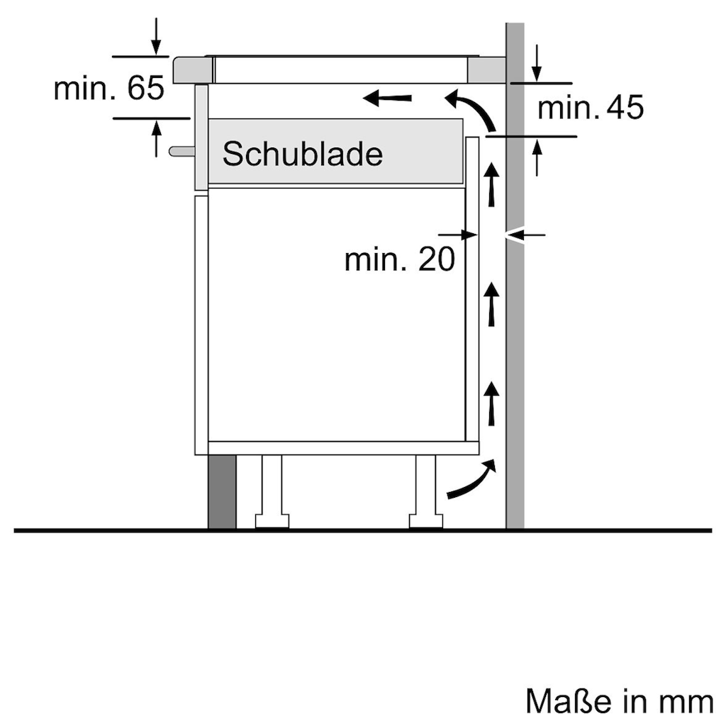 NEFF Flex-Induktions-Kochfeld von SCHOTT CERAN® »T57TT60N0«, T57TT60N0, mit intuitiver Twist Pad® Bedienung