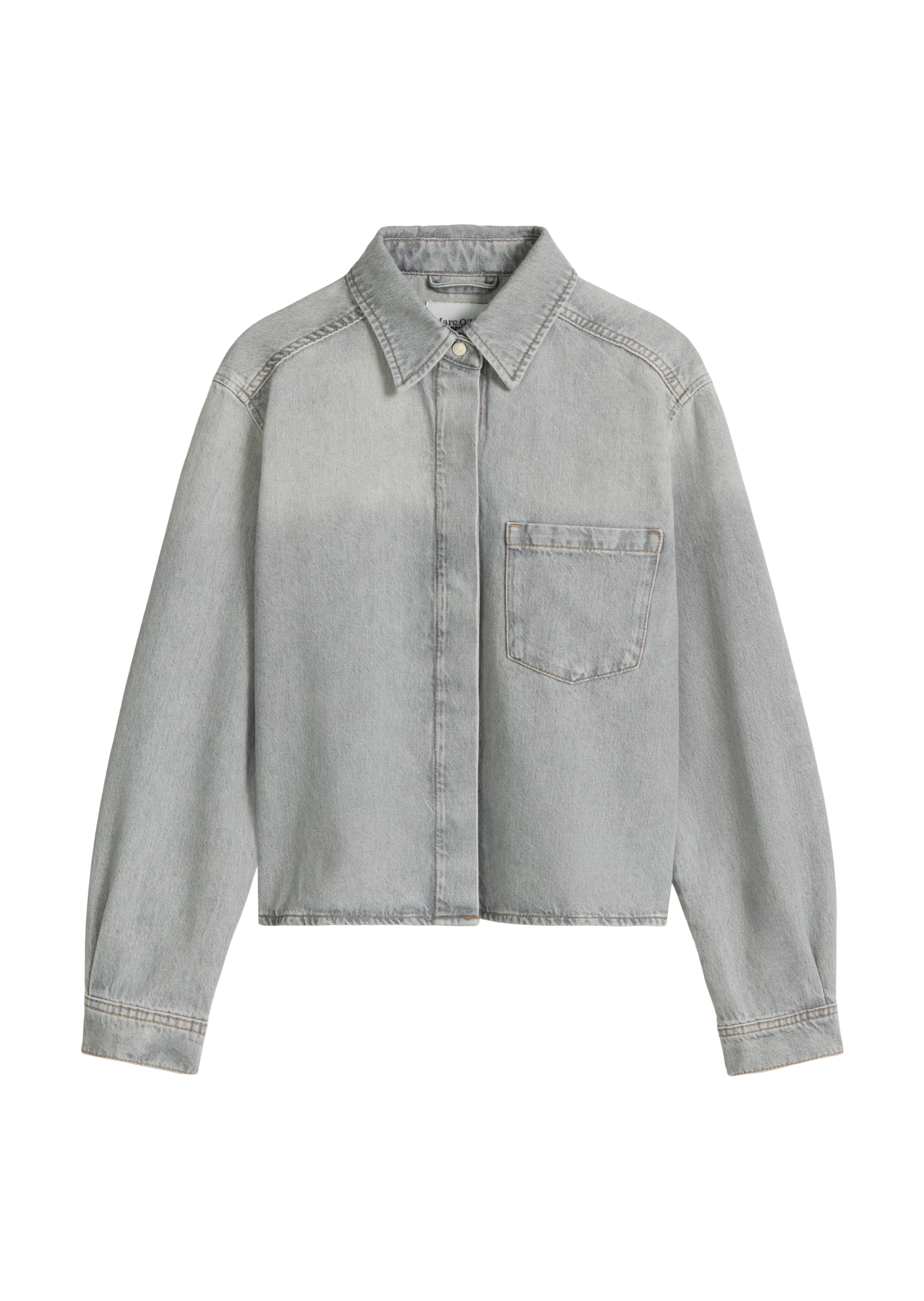 Marc O'Polo DENIM Jeansbluse »aus Rigid Denim«