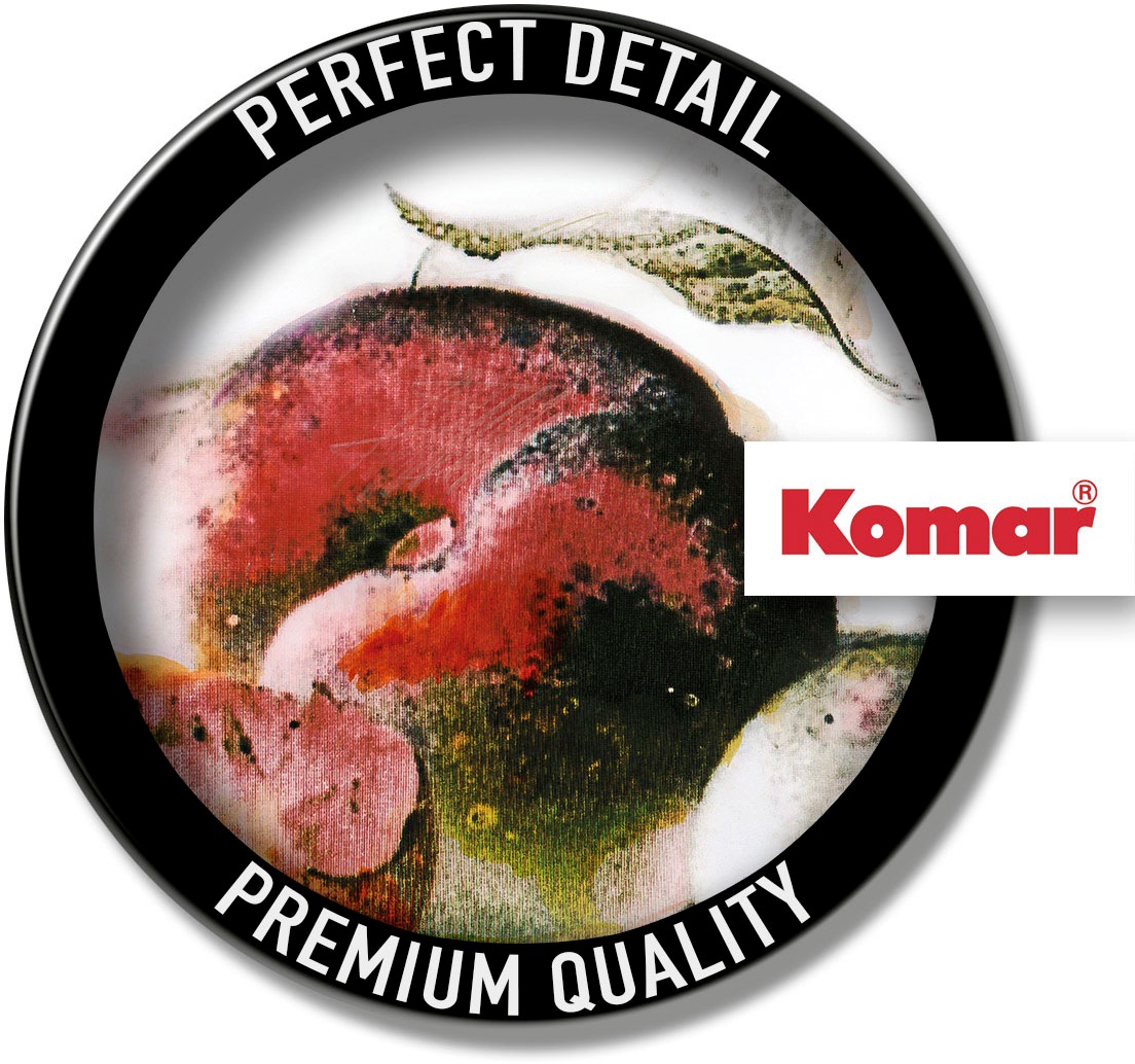 Komar Wandbild »Dessert Fruité«, (1 St.), Deutsches Premium-Poster Fotopapier mit seidenmatter Oberfläche und hoher Lichtbeständigkeit. Für fotorealistische Drucke mit gestochen scharfen Details und hervorragender Farbbrillanz.