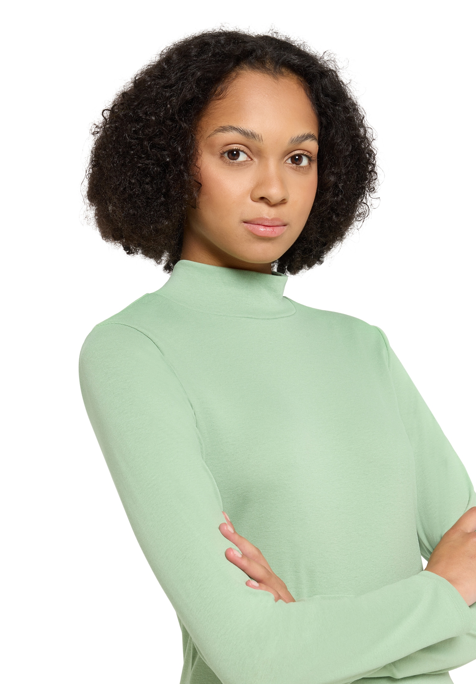 Cartoon Kurzarmshirt »Damen mit Kragen«, 1 Stk.
