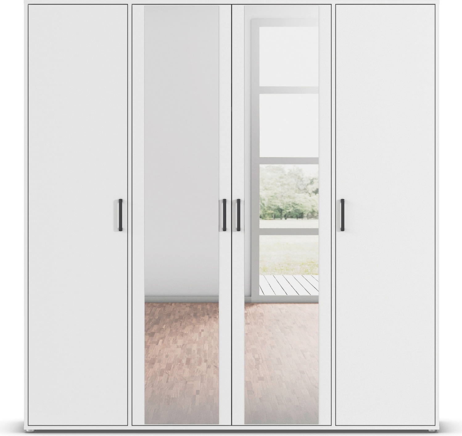 rauch Drehtürenschrank "Kleiderschrank Schrank Garderobe Wäscheschrank VOYA günstig online kaufen