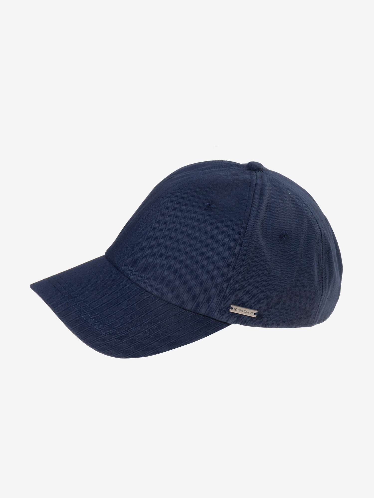 TOM TAILOR Baseball Cap 1 Stk. tlg. mit dezenter Fischgrätenstruktur günstig online kaufen