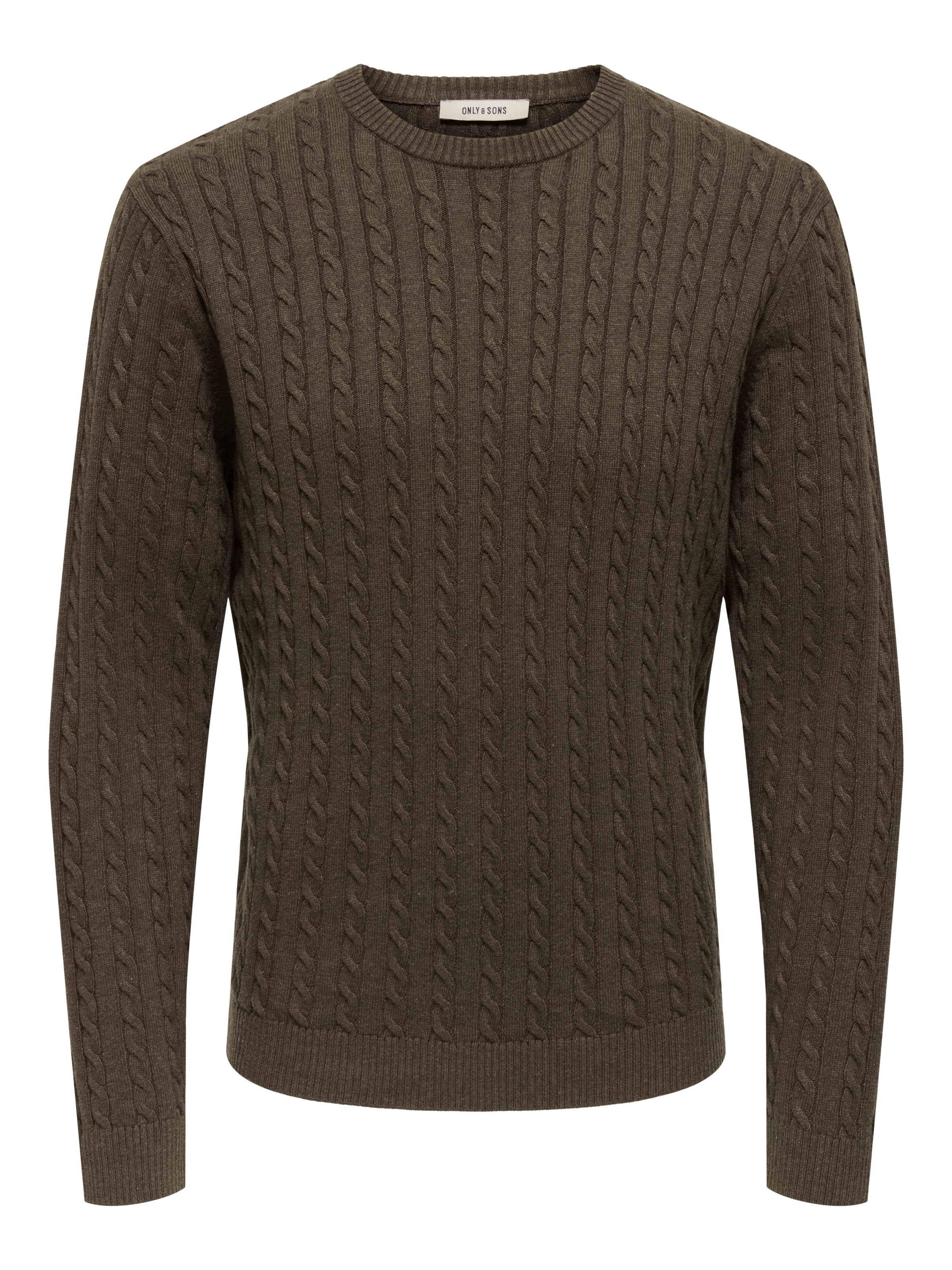 ONLY & SONS Strickpullover "ONSLOUI REG 12 CABEL CREW KNIT NOOS" günstig online kaufen