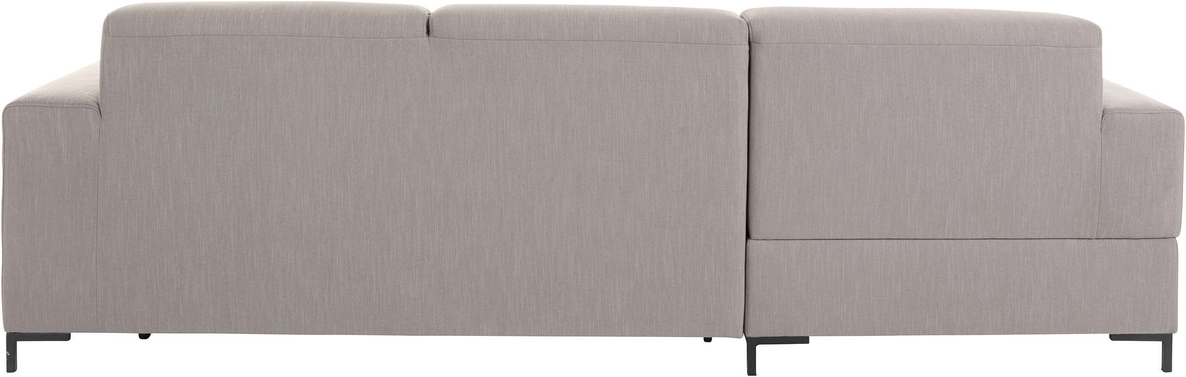 OTTO products Ecksofa »Grazzo L-Form«, hochwertige Stoffe aus recyceltem Material, Steppung im Sitzbereich