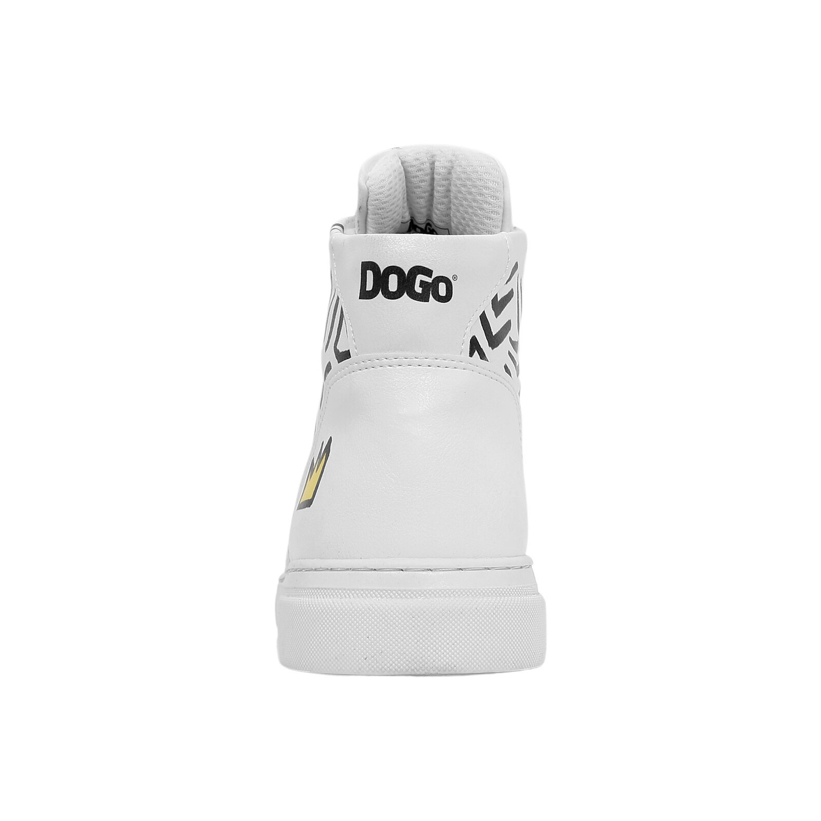 DOGO Stiefelette »Ace Boots Abstract Outline White Damen Boots / Female«, Vegan