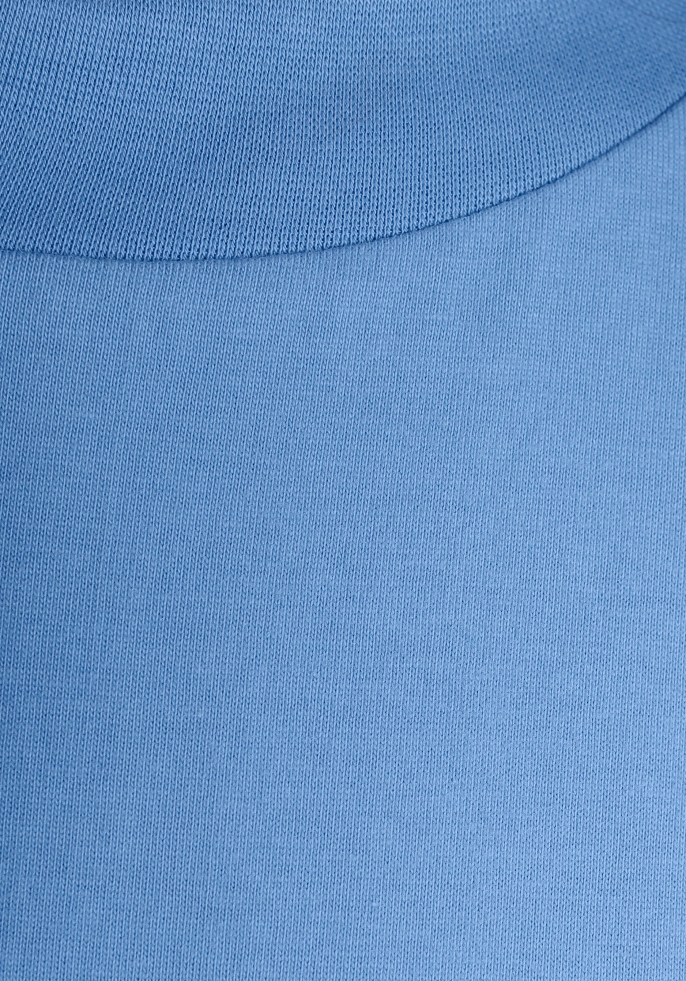 BAUR Oversize-Shirt, für breitem AJC mit modisch kaufen | Rippen-Rundhalsausschnitt