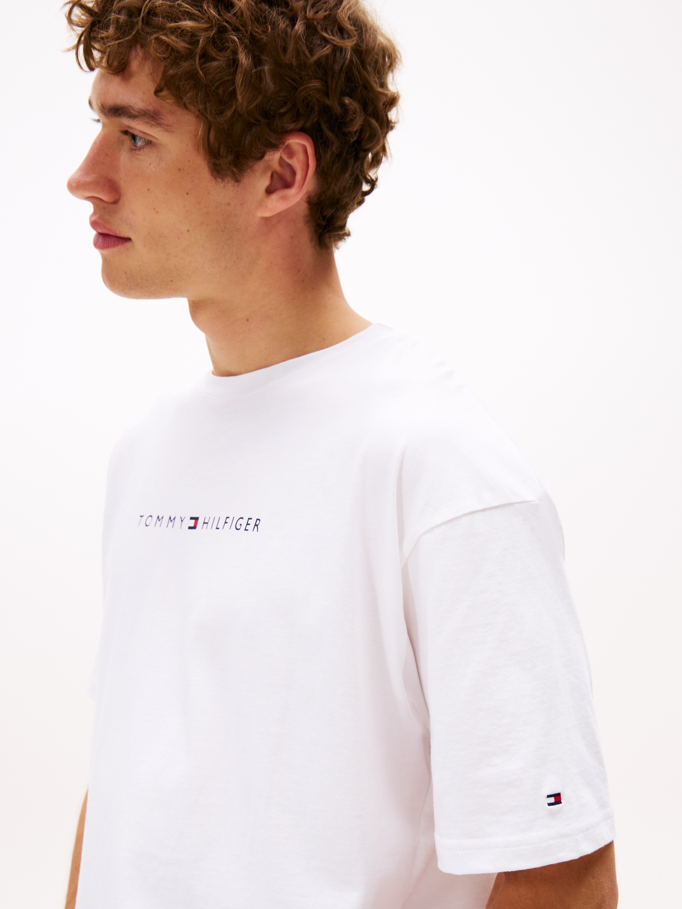 Tommy Hilfiger Underwear T-Shirt "TEE CONT. LOGO", mit Rundhals, normale Pa günstig online kaufen