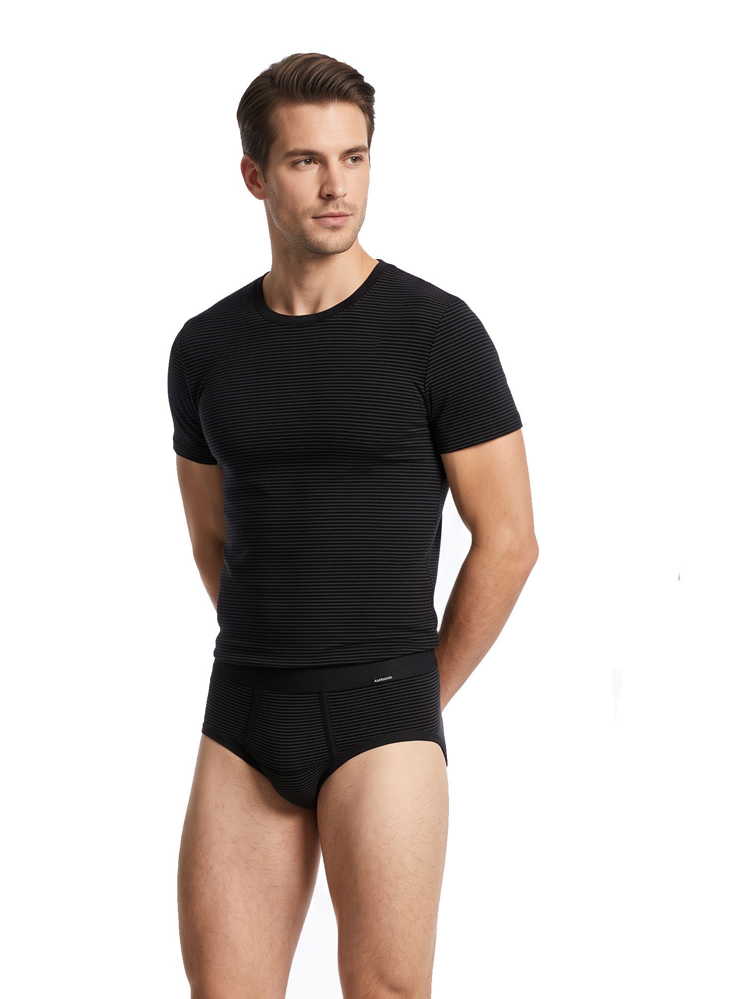 Ammann Unterhemd »3er Pack Shirt 1/2 Arm Day Classic / Jeans Feinripp«