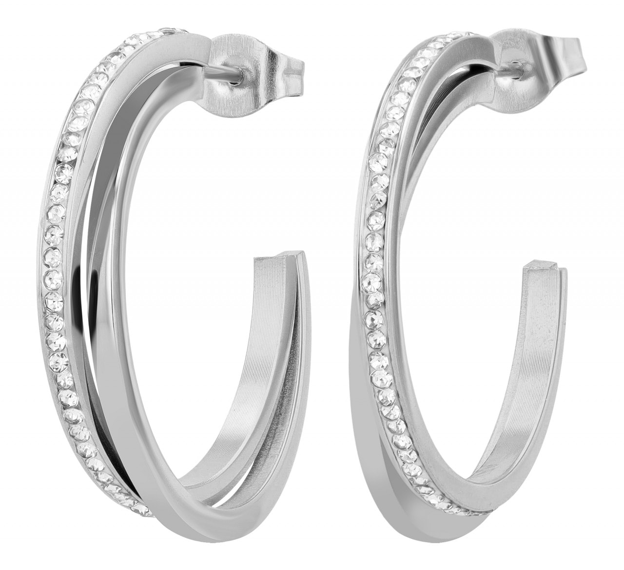 Adelia´s Paar Creolen »Neuheit 2025 - Damen Creolen aus Edelstahl«