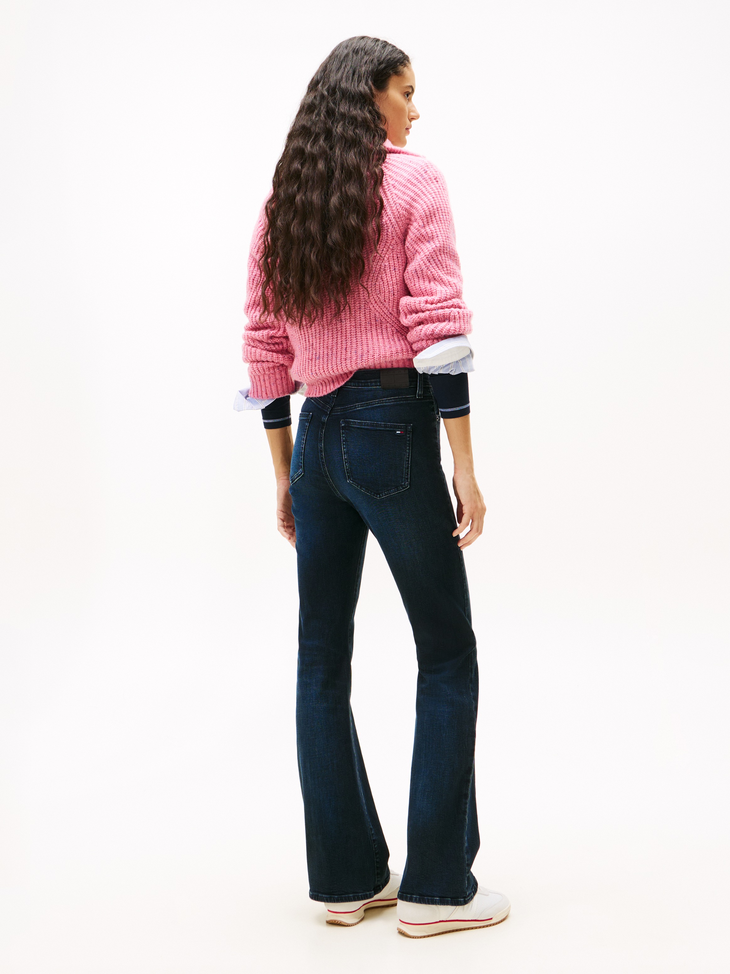 Tommy Jeans Bootcut-Jeans "SYLVIA HGH FLR DI1261", in ausgestellter Form günstig online kaufen