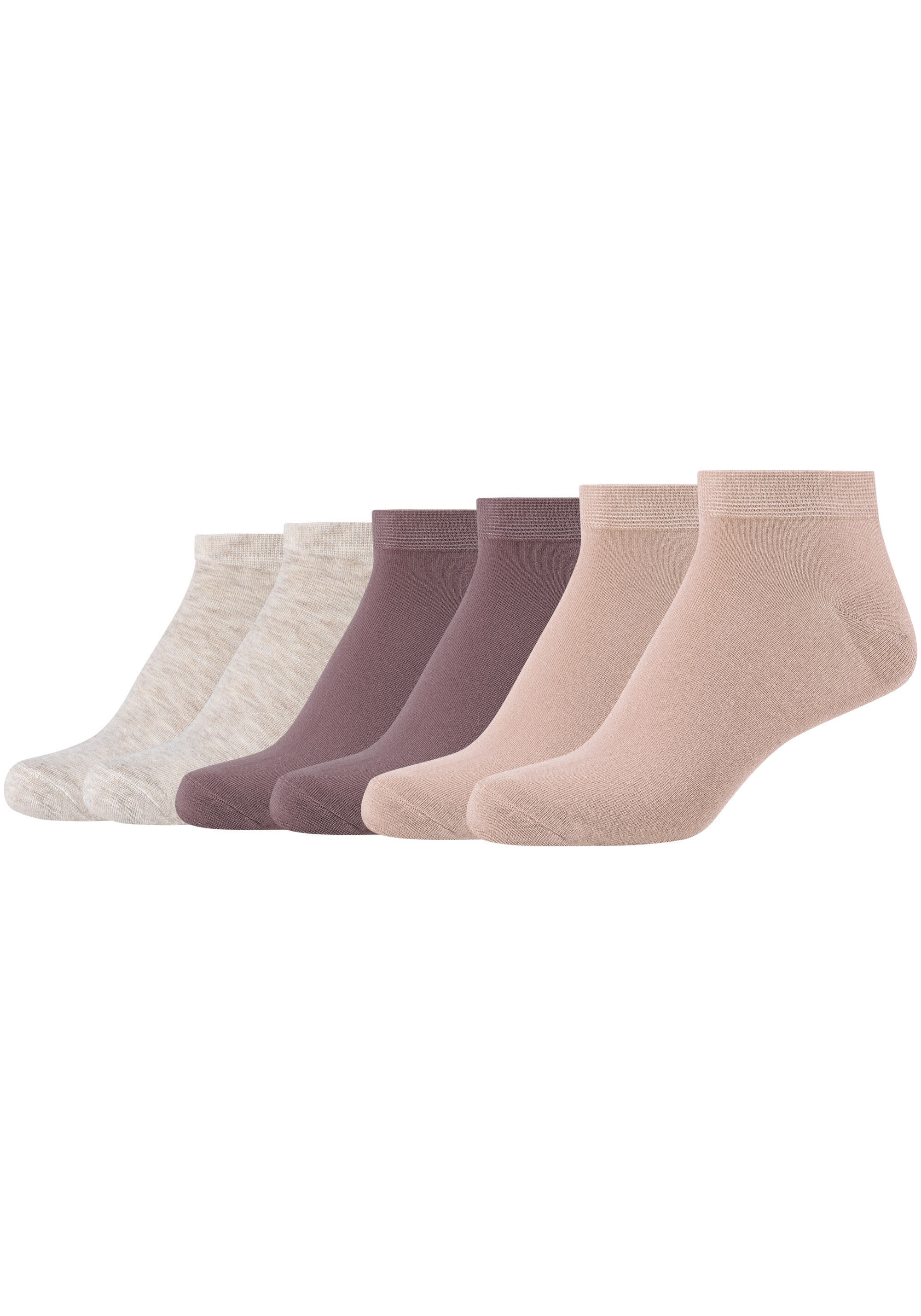 Camano Kurzsocken, (6er Pack), mit hautfreundlichem Gewebe