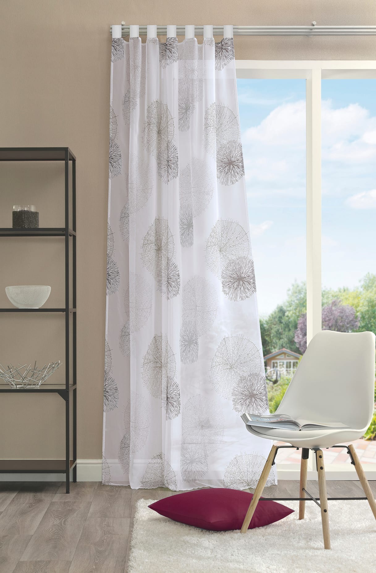 heine home Gardine Schlaufen 1 Stk. tlg.