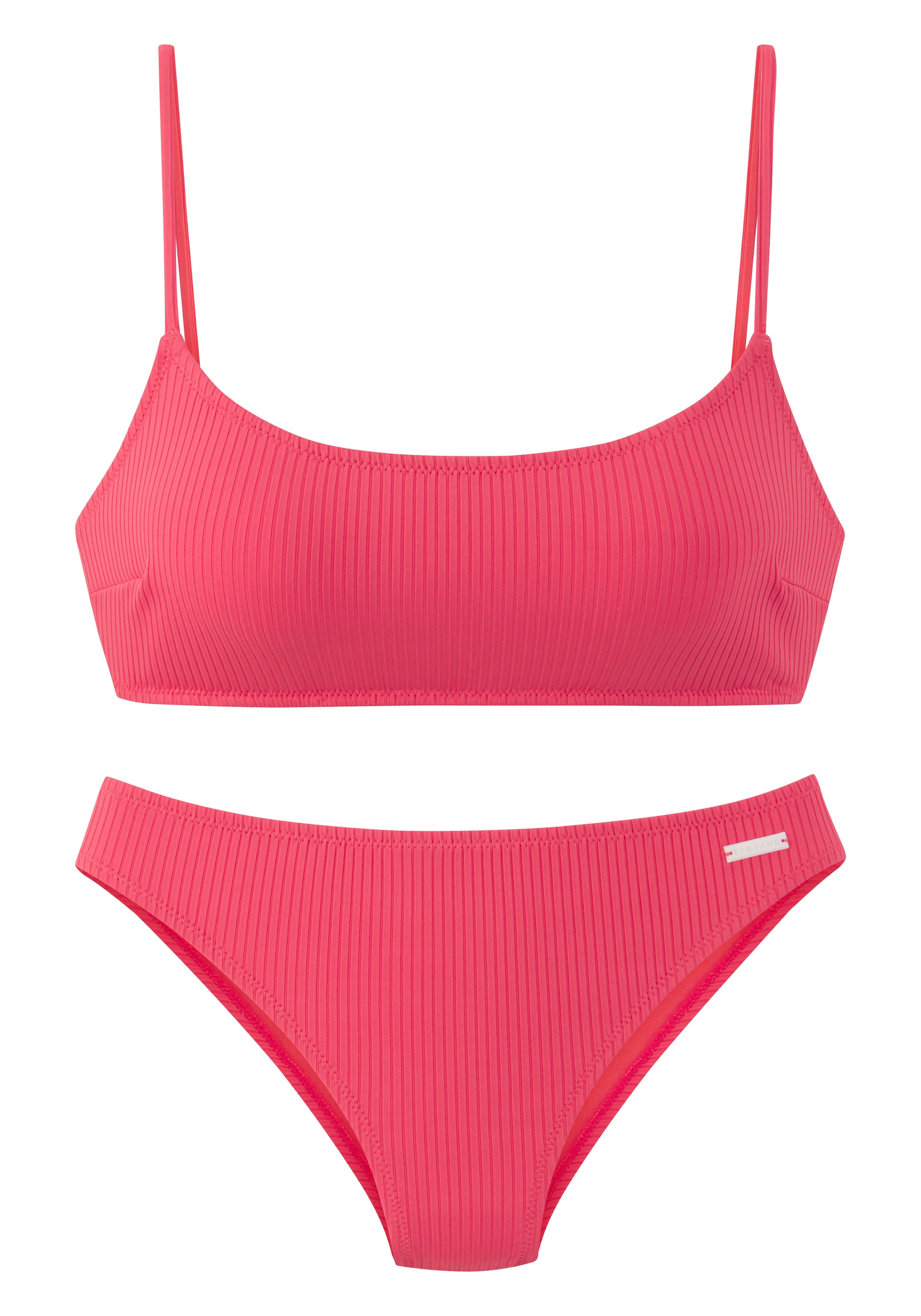 Elbsand Bustier-Bikini, aus trendiger Rippware