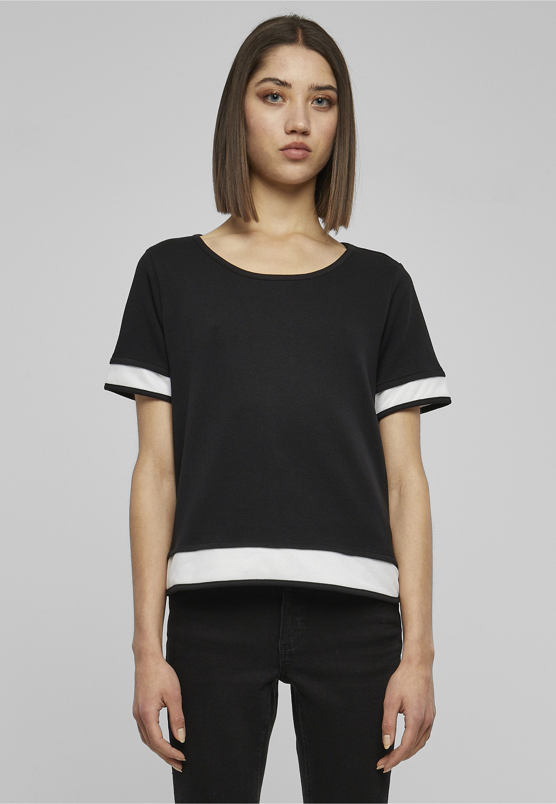 URBAN CLASSICS T-Shirt »Urban Classics Damen Ladies Terry Mesh Tee« 1 Stk.