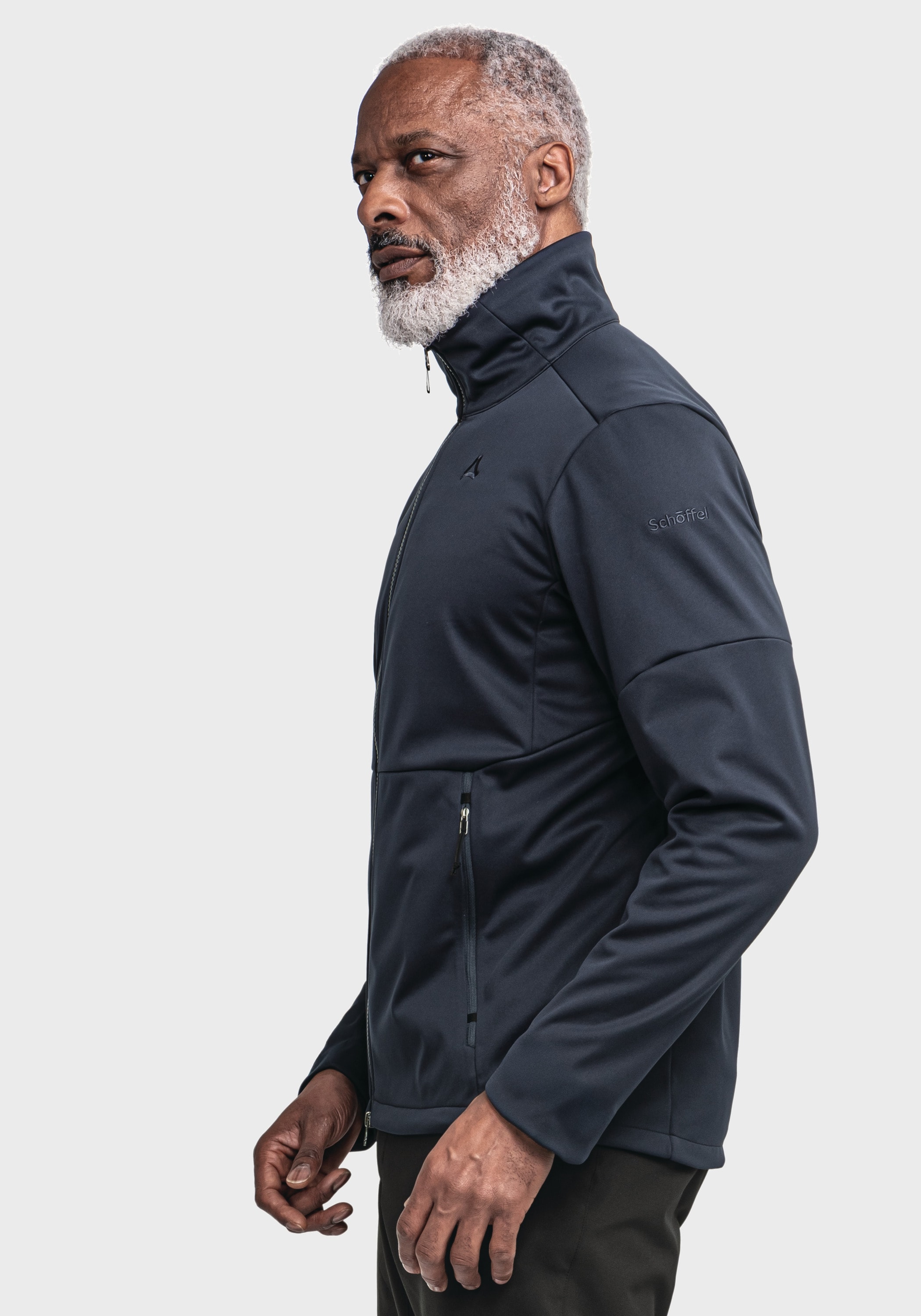 Schöffel Outdoorjacke »Hiking Softshell Jk Style Fracon MNS«, ohne Kapuze