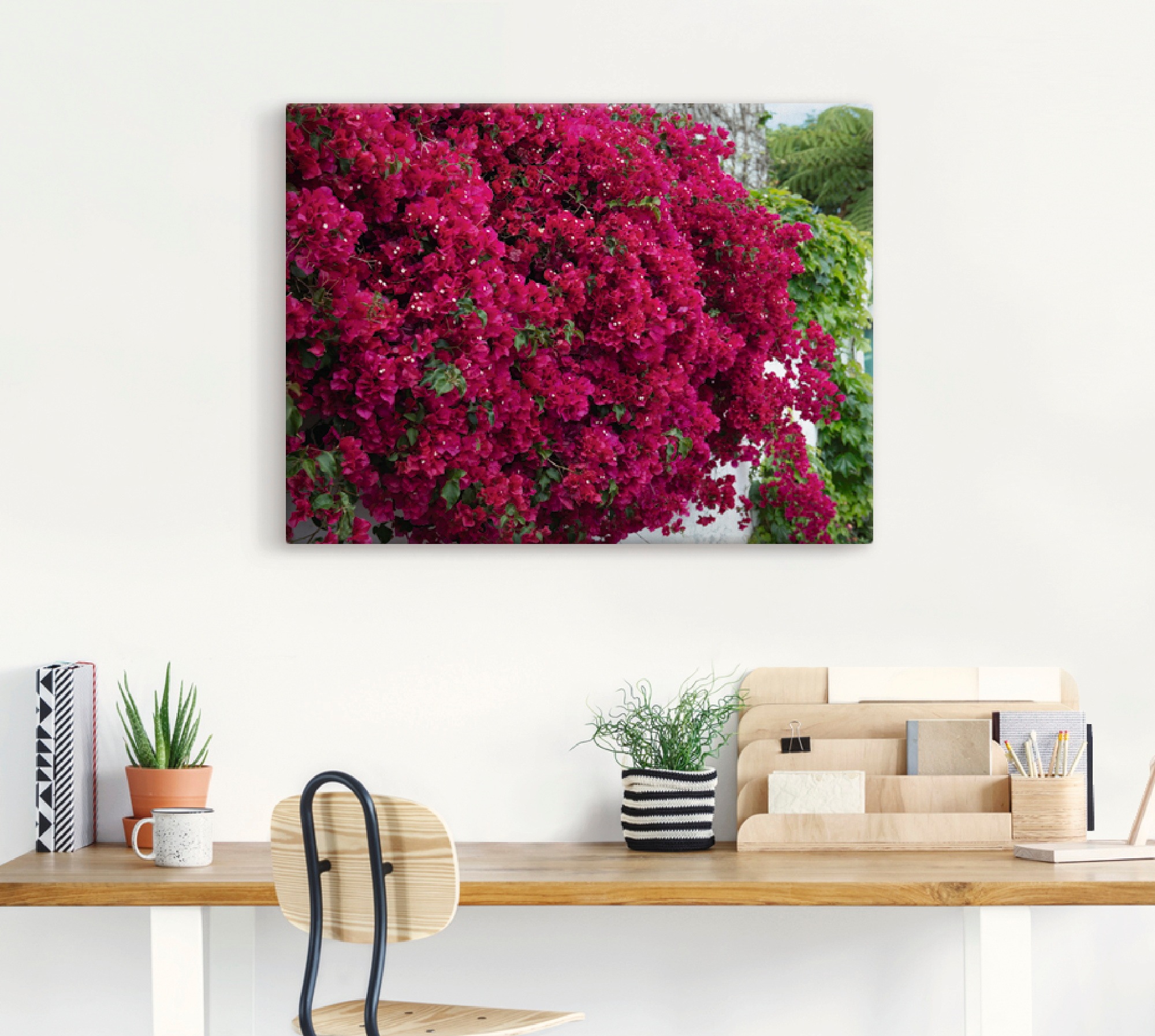 Artland Leinwandbild »Blumen«, Blumen, (1 St.), auf Keilrahmen gespannt