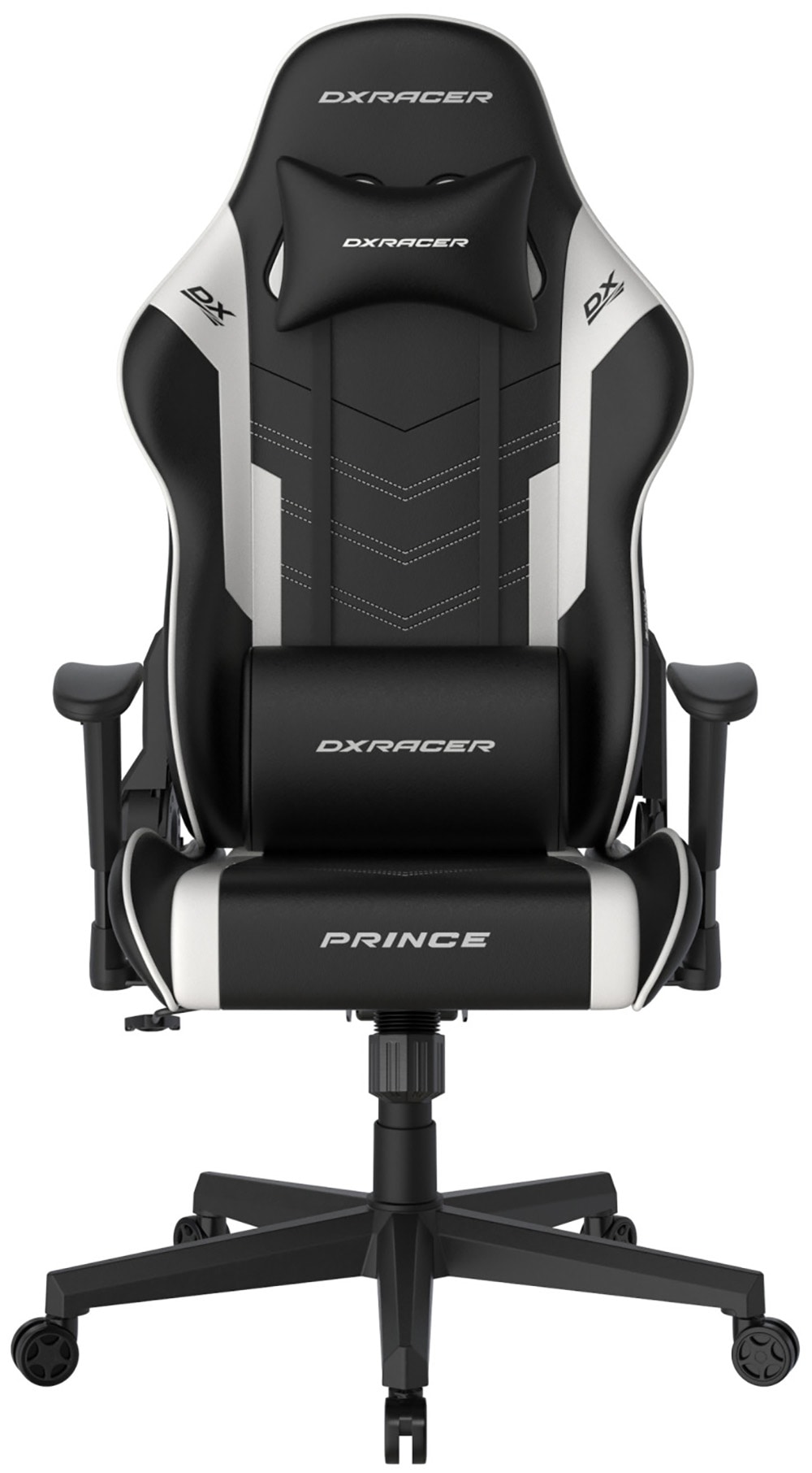 MCA furniture Gaming-Stuhl »DX Racer Prince Gamingchair«, (Set), 1 St., Kunstleder, Gaming,Racing,Design,Lordose,Kissen,Armlehne,drehbar,verstellbar