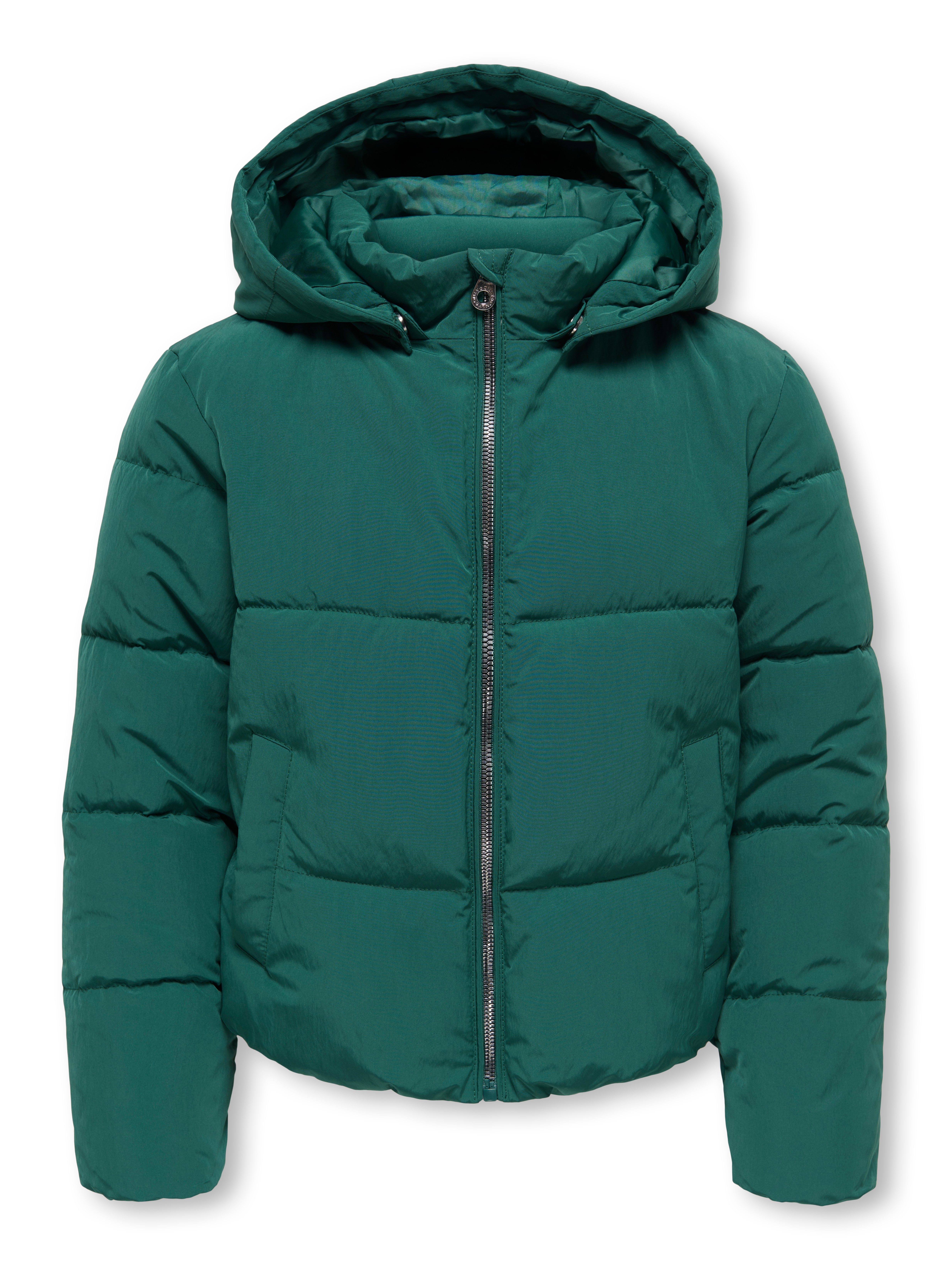 KIDS ONLY Steppjacke "KOGDOLLY SHORT PUFFER JACKET OTW" mit Kapuze mit abnehmbarer Kapuze