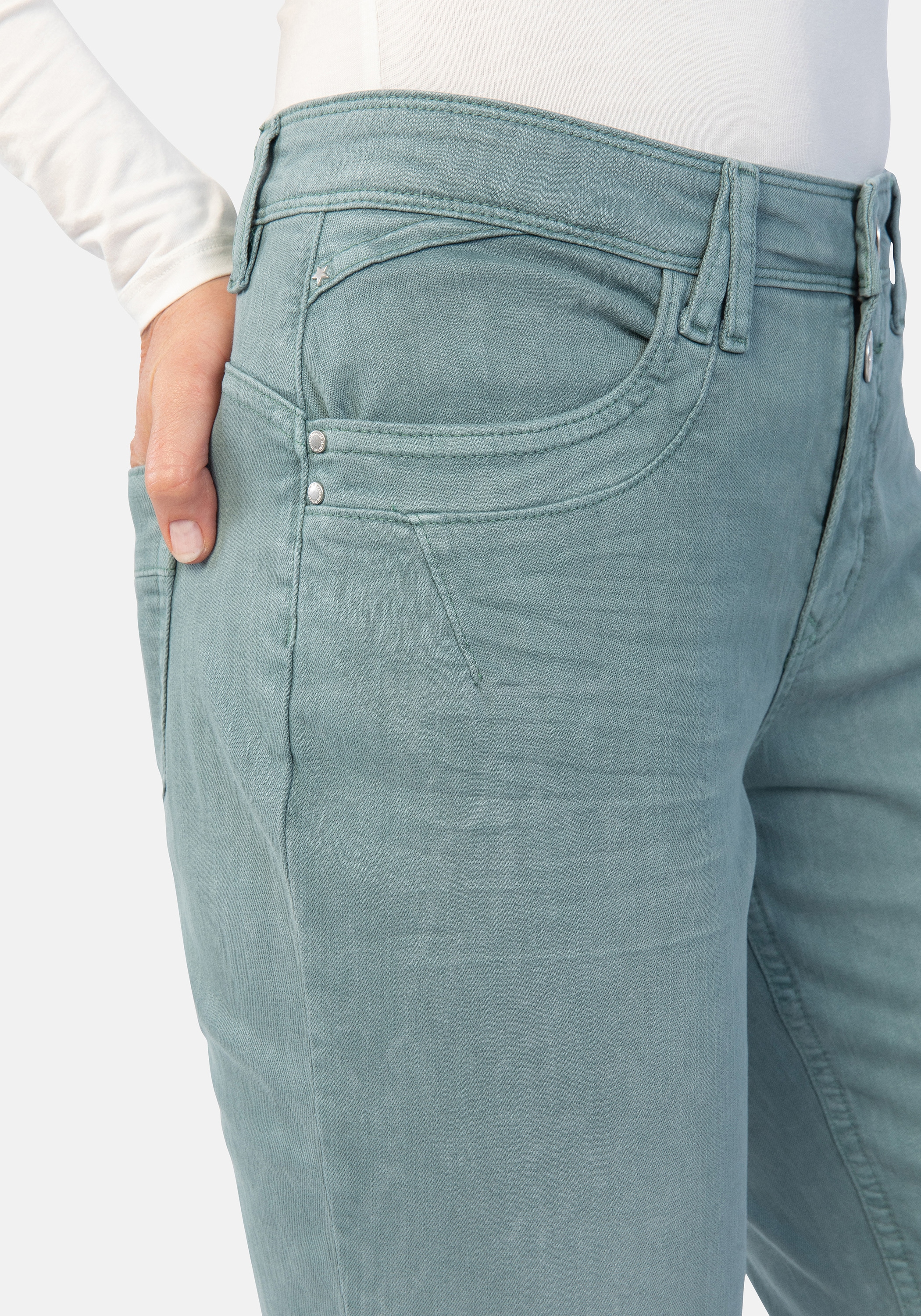 STOOKER WOMEN Boyfriend-Jeans »Davos Colour Denim Boyfriend Fit«, Jeans Boyfriend Fit Casual Denim Lässige Passform für Damen