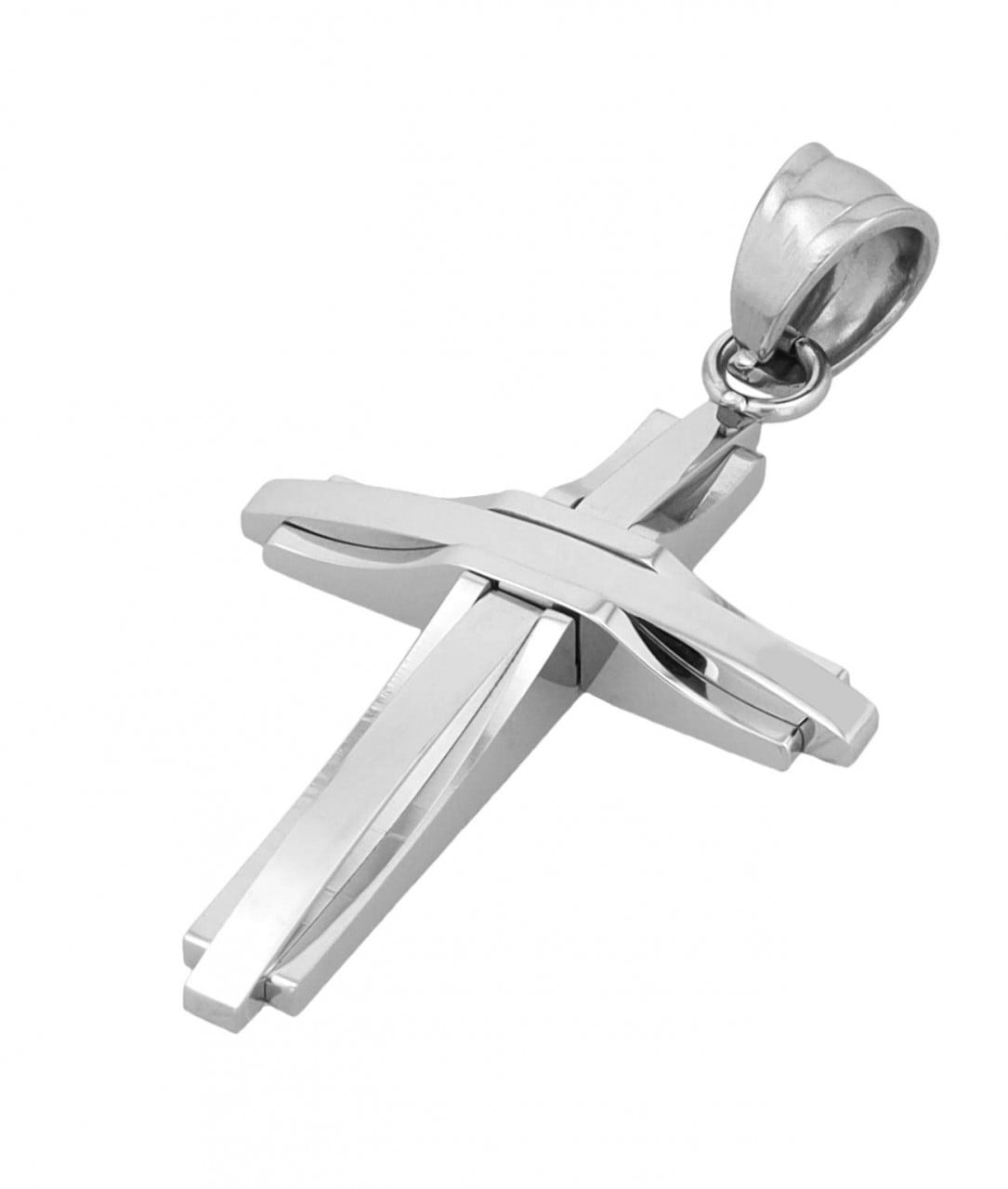 Adelia´s Kettenanhänger »modischer Kreuz Anhänger aus Edelstahl«