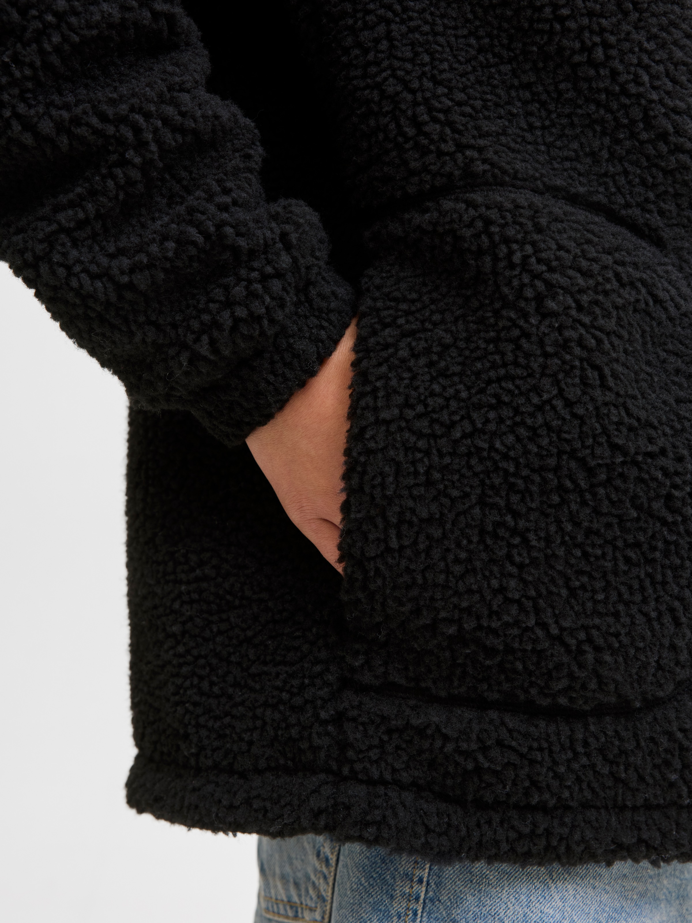 Thumbnail - Jack & Jones Junior Kurzjacke "JJESOHO TEDDY JACKET SN JNR" ohne Kapuze