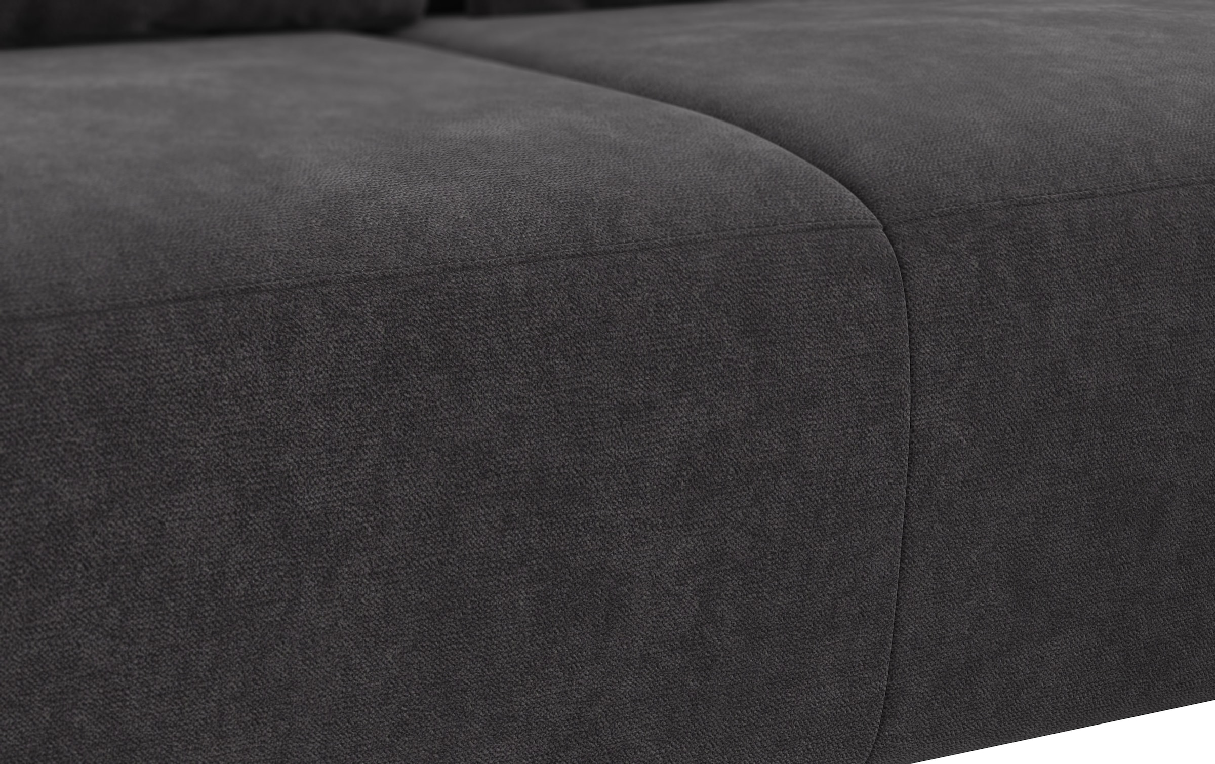 COTTA Ecksofa »Side L-Form, mit Kopfteilverstellung & 3 Nierenkissen«, optional motorische Sitztiefenverstellung