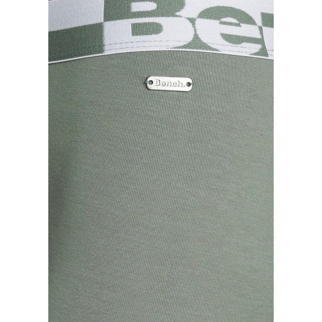 Marken Bench. Bench. Leggings, mit Logoprint am Bündchen rauchmint-weiß