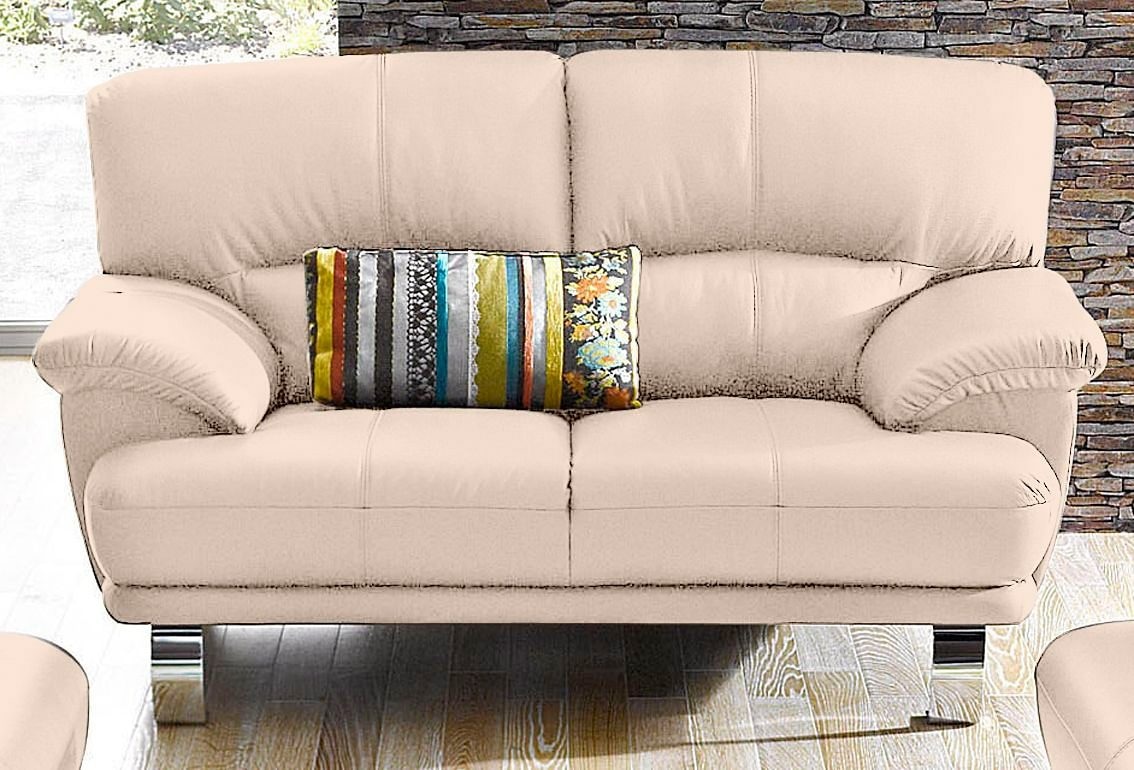 TRENDMANUFAKTUR 2-Sitzer »Cecillia, in italienischem Design, bequem«, hochwertige Verarbeitungsdetails