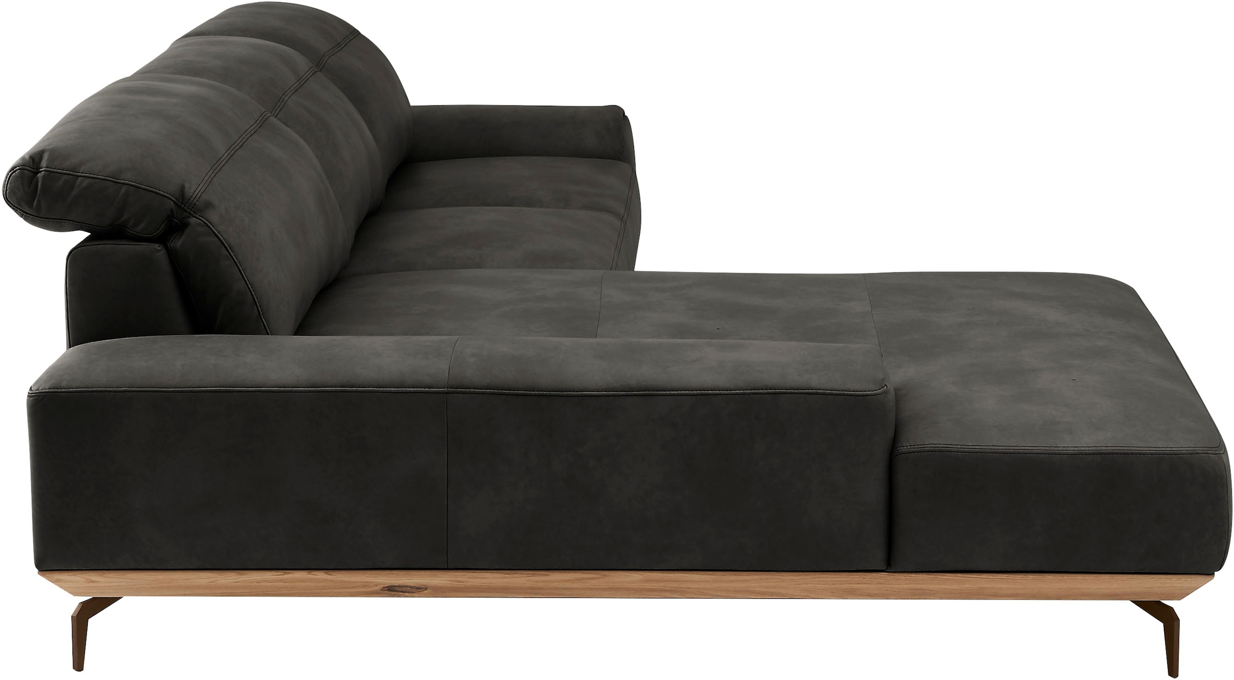 Musterring Wohnlandschaft »MR 2490«, Bronze-Fuß Sitzhöhe 46cm, wahlweise mit Funktionen, Maße 342 x 207 cm