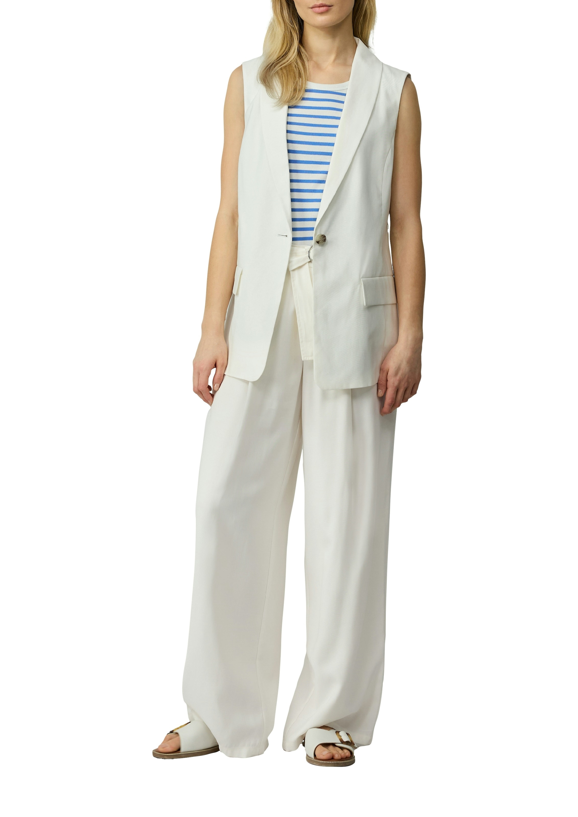 s.Oliver Longweste mit Twill-Struktur