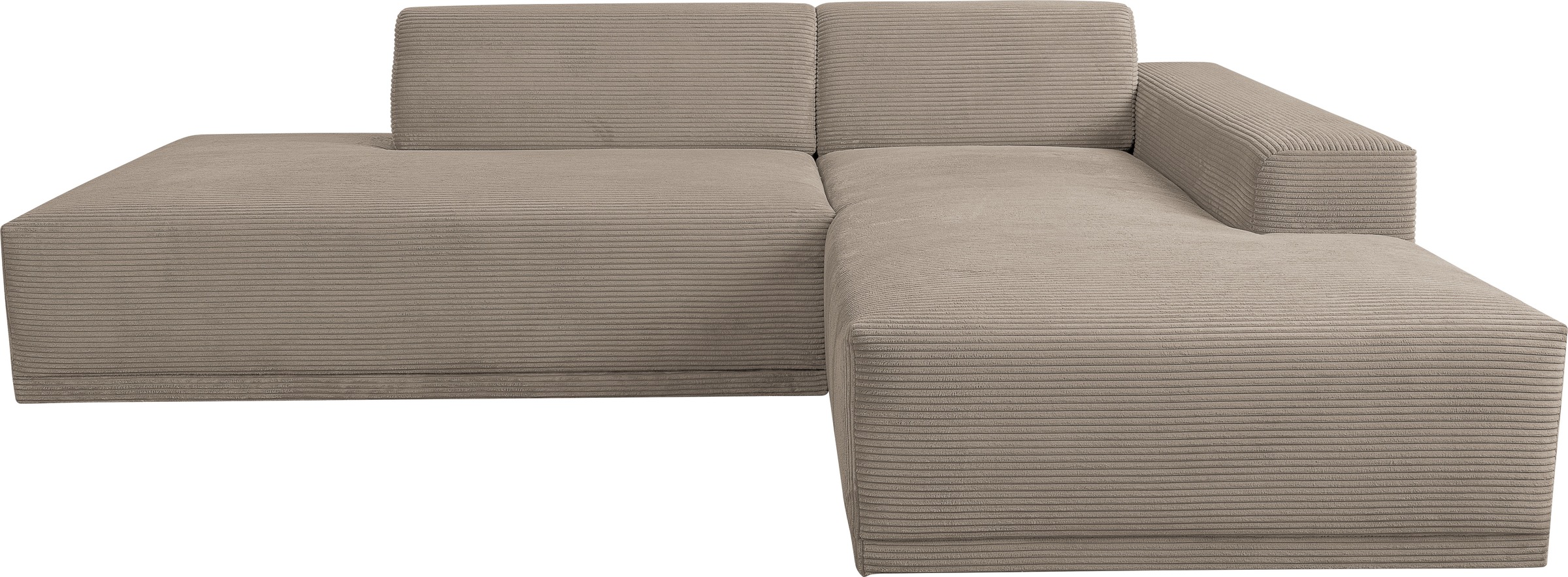 WERK2 Ecksofa "Apollo, hoher Sitzkomfort, aktuelles Design, Breite 264cm, L günstig online kaufen