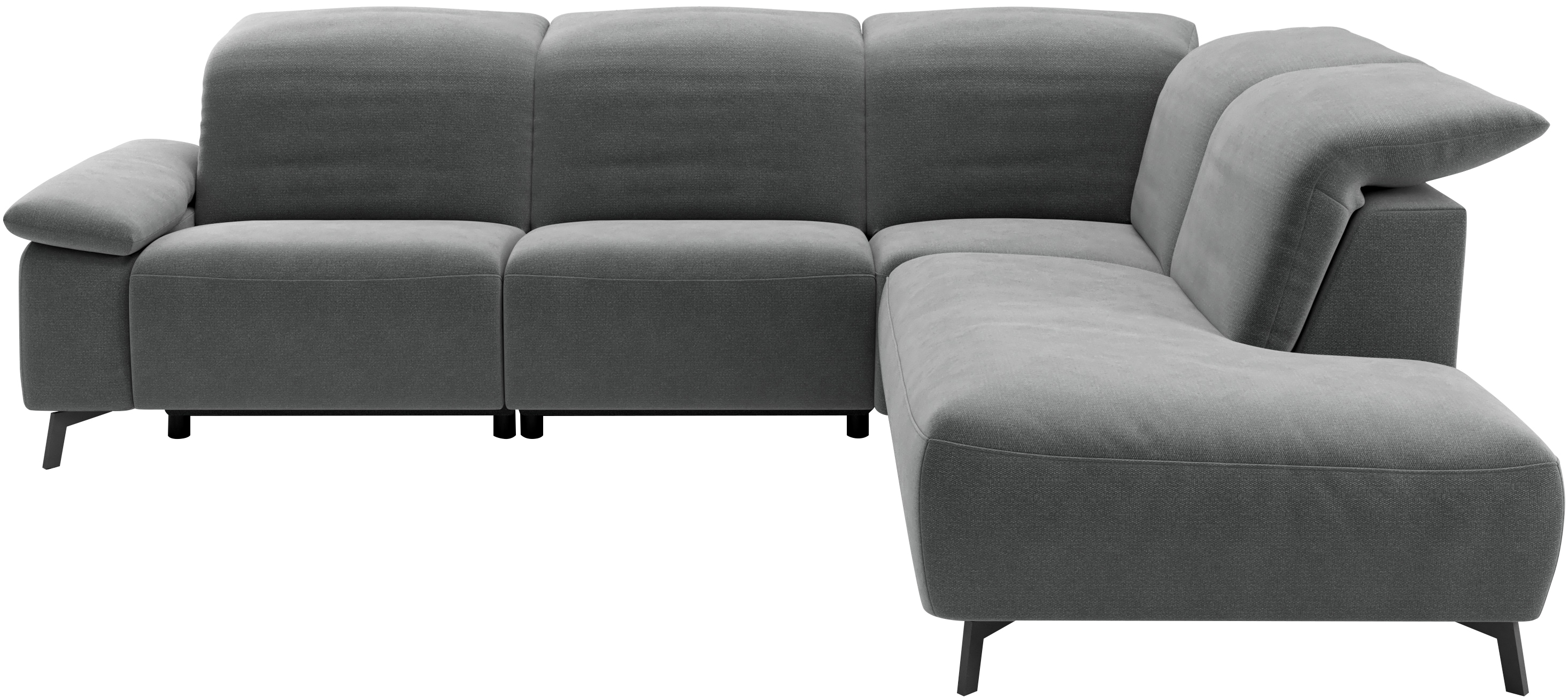 Musterring Ecksofa "MR 370, intelligenter Komfort im modernen Design" Optionale Relaxfunktion, flexible Kopfteile & klappbare Armlehnen