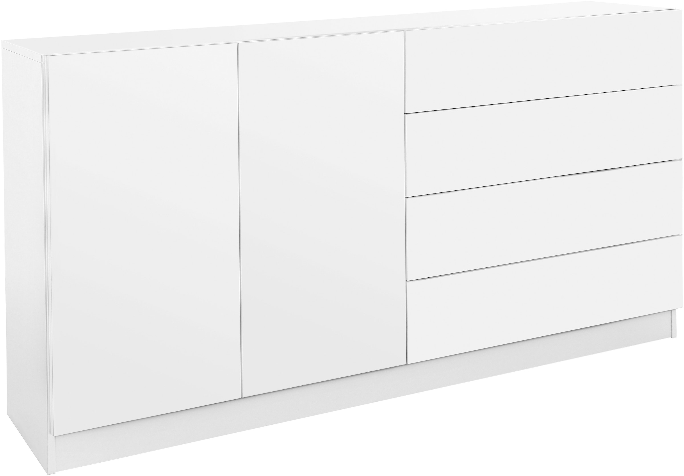 borchardt Möbel Kommode "Vaasa, Breite 152cm, Höhe 79cm, grifflos" Sideboard Breite 152 cm, Höhe 79 cm, mit Push-to-open-Funktion