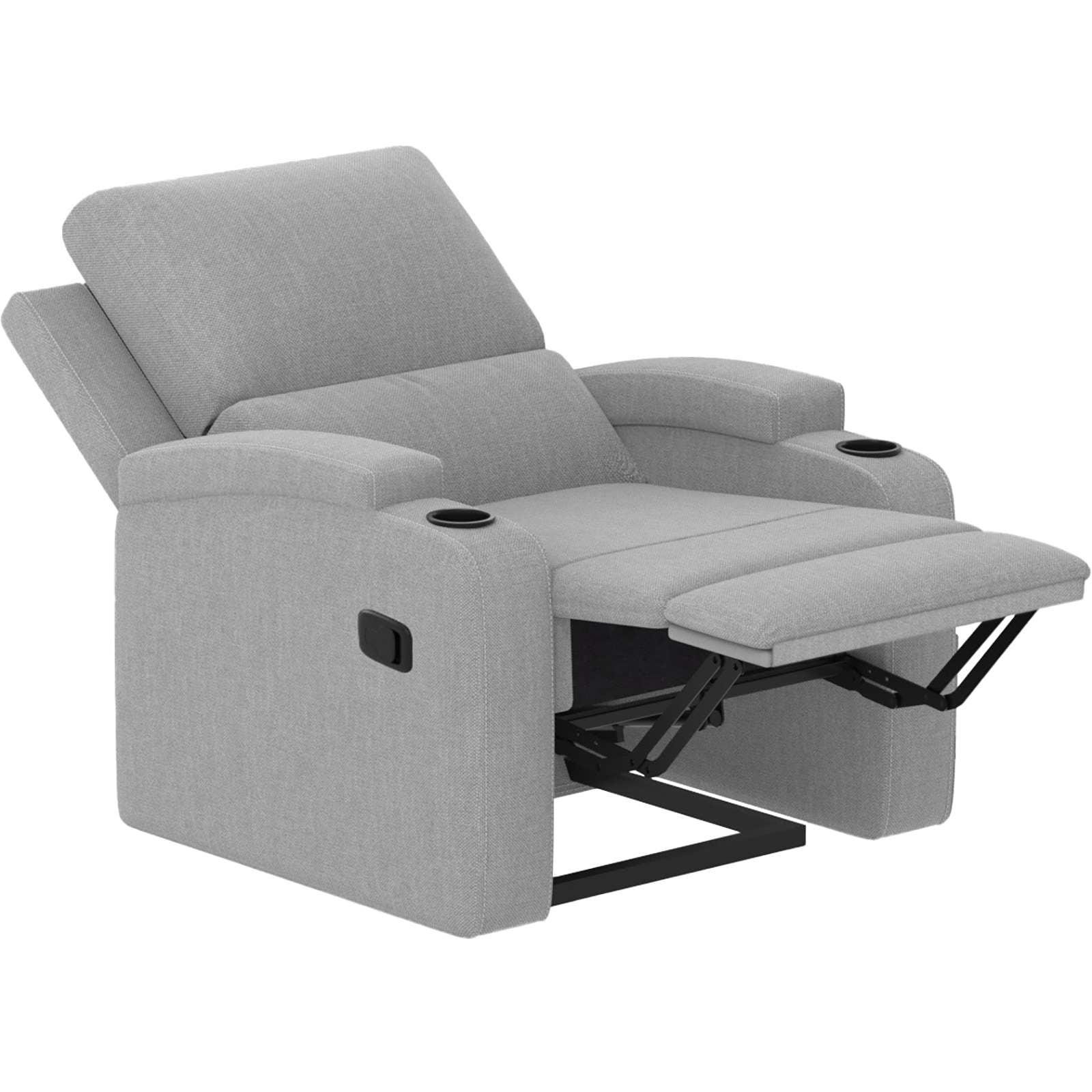 OTTO home Relaxsessel »NAPORI Struktur, Kinosessel, Multimedia-Sessel« TV-Sessel mit manueller u elektrischer Relaxfunktion u. Getränkehalter