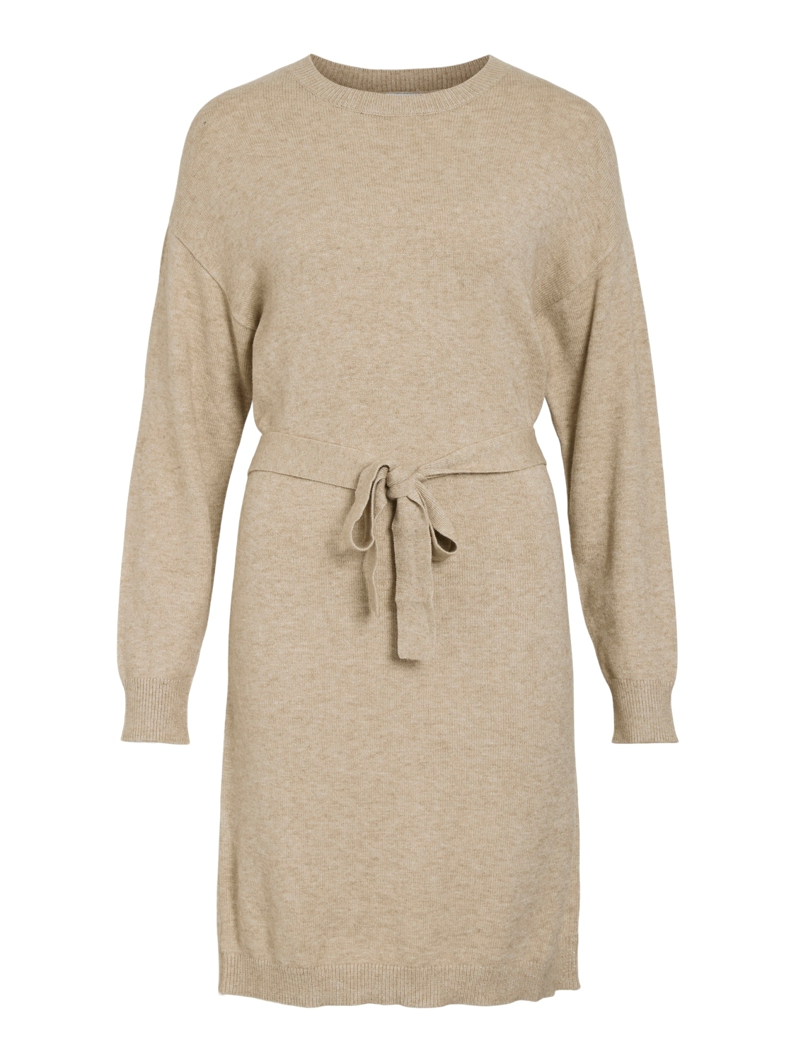 Vila Strickkleid »VIRIL O-NECK L/S BELT KNIT DRESS - NOOS«