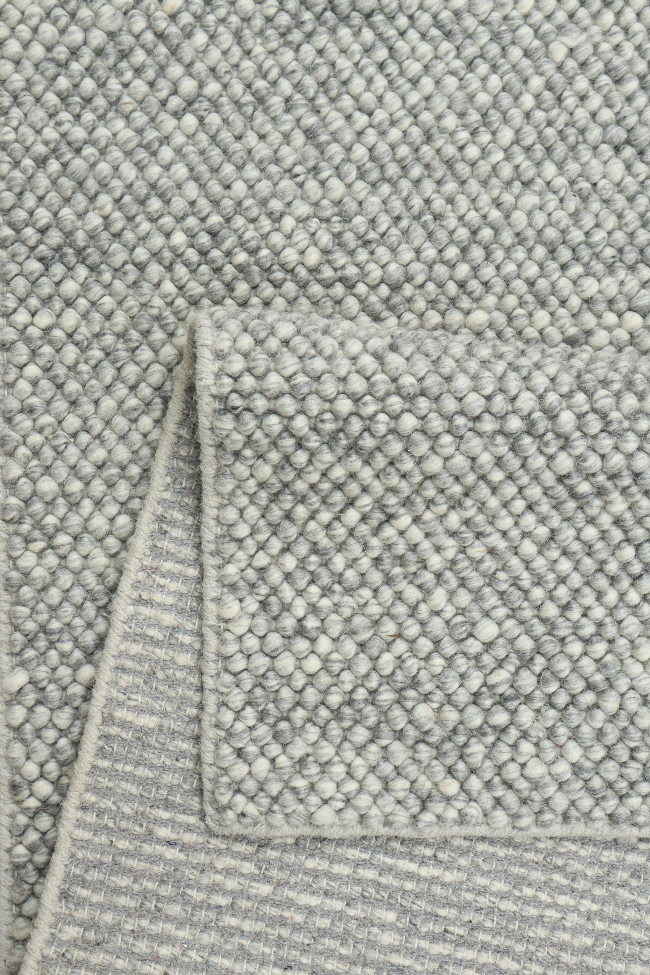 my home Läufer »Wolly, handgewebt, Handweb Teppich« rechteckig 14 mm Höhe Wolle, Brücke, Flur, Schlafzimmer, Wohnzimmer