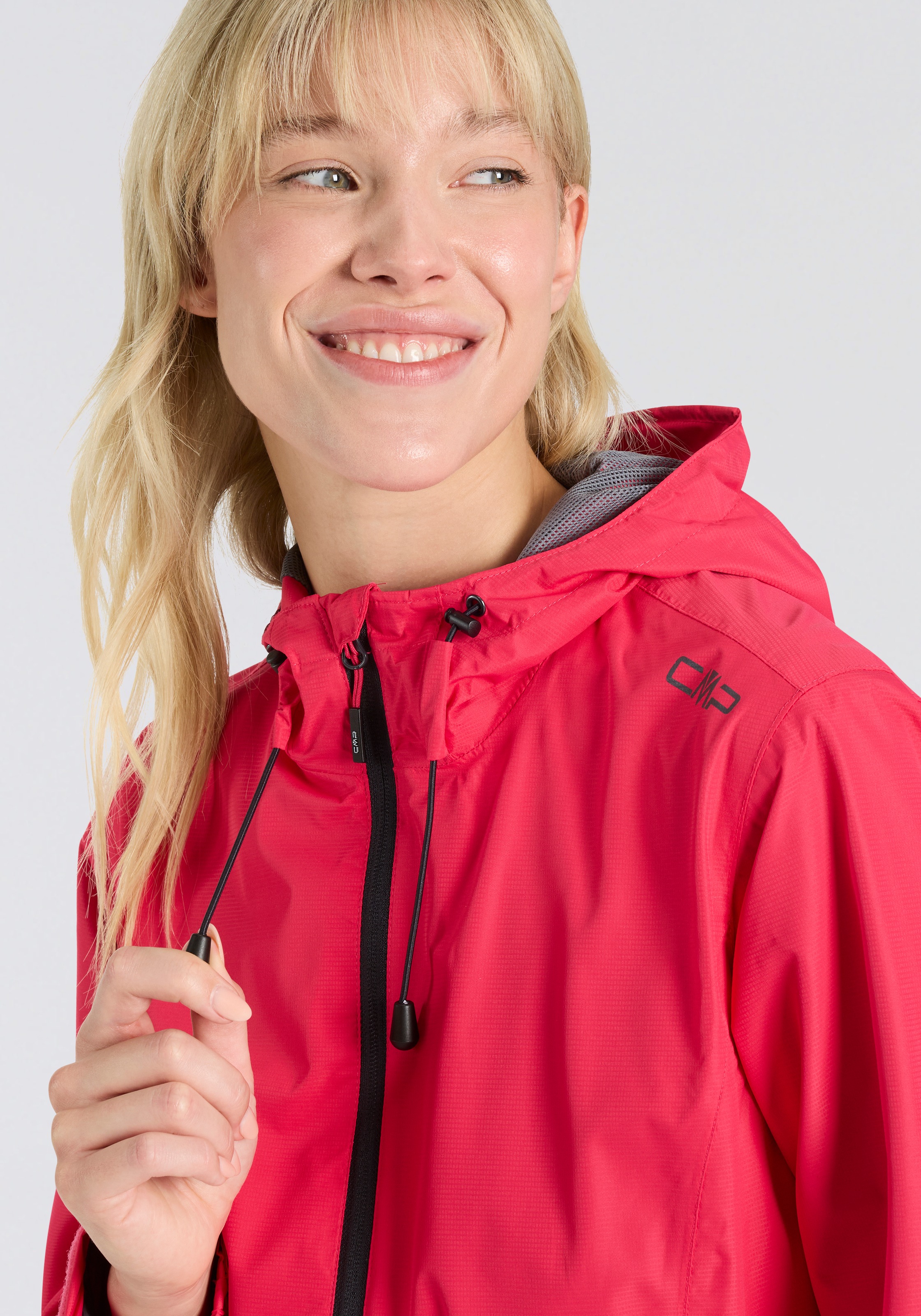 Thumbnail - CMP Regenjacke mit Kapuze Atmungsaktiv & Winddicht & Wasserdicht, Übergangsjacke