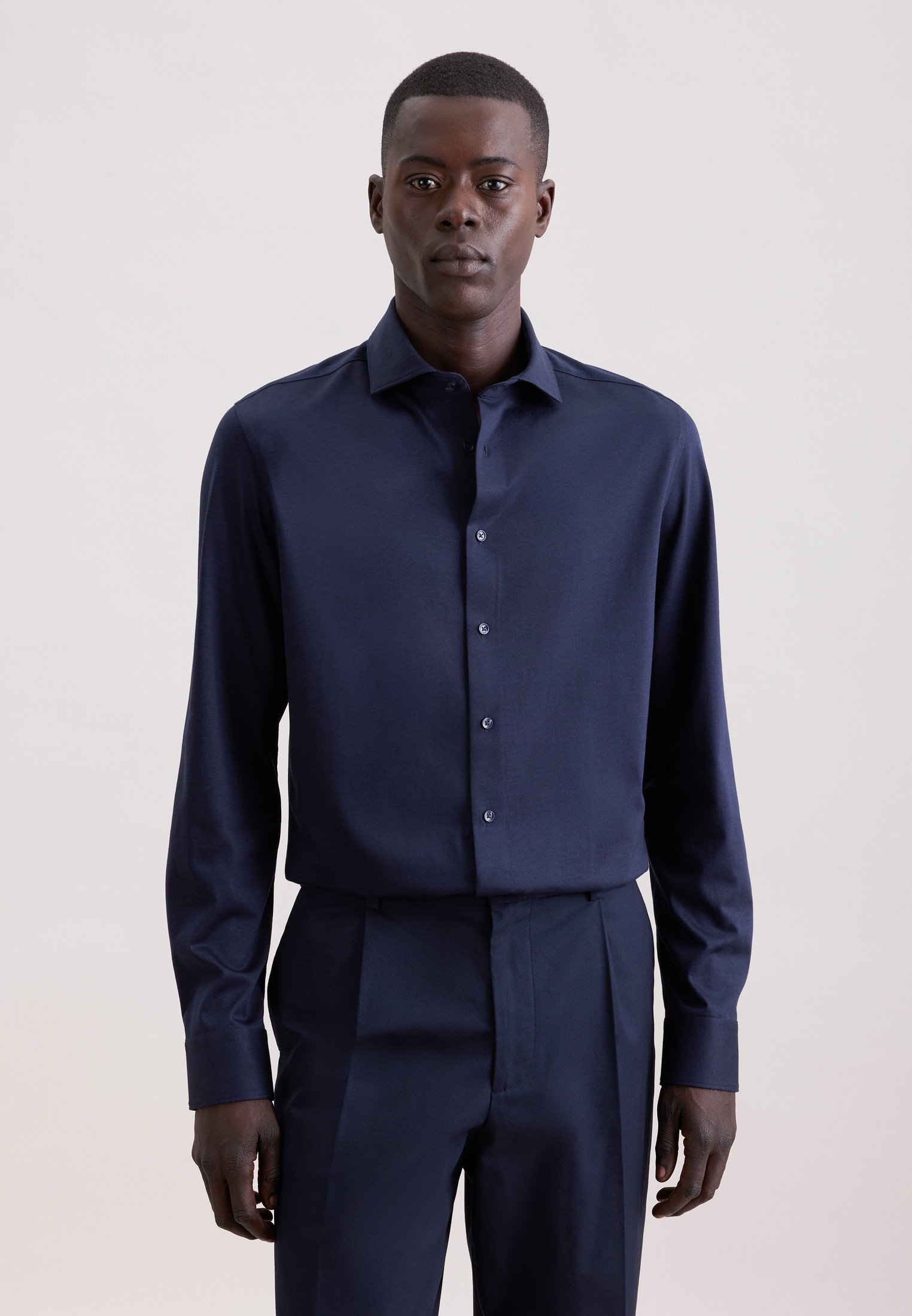 seidensticker Businesshemd "Schwarze Rose" Shaped 1/1 Kentkragen Uni günstig online kaufen