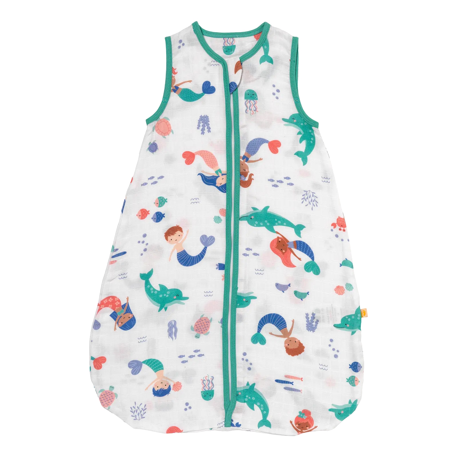 SCHLUMMERSACK Babyschlafsack "Schlafsack ohne Füßen 0.5 Tog", L: 56cm, grün, Schlafsäcke