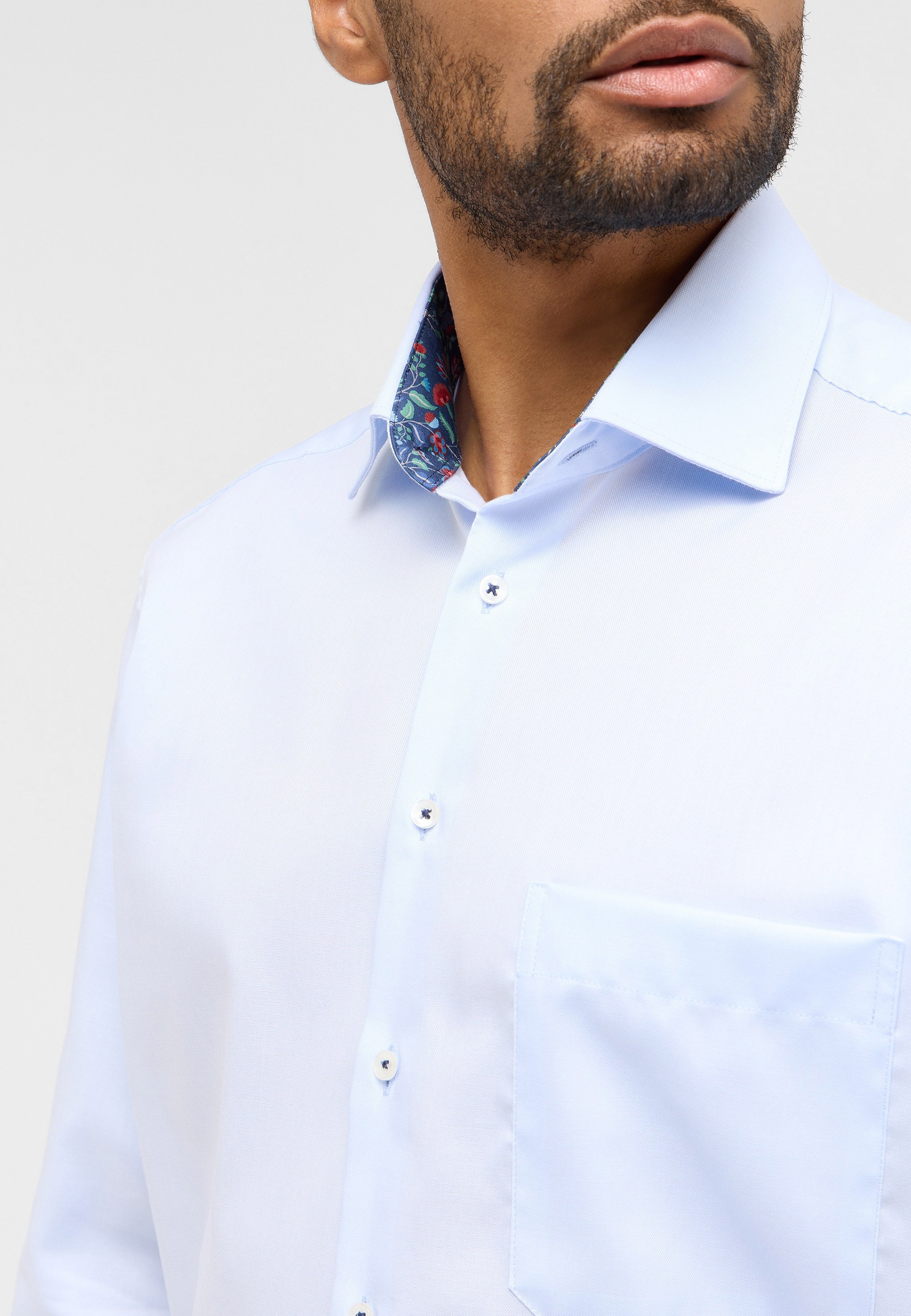 Thumbnail - Eterna Langarmhemd "COMFORT FIT" NON IRON (bügelfrei)