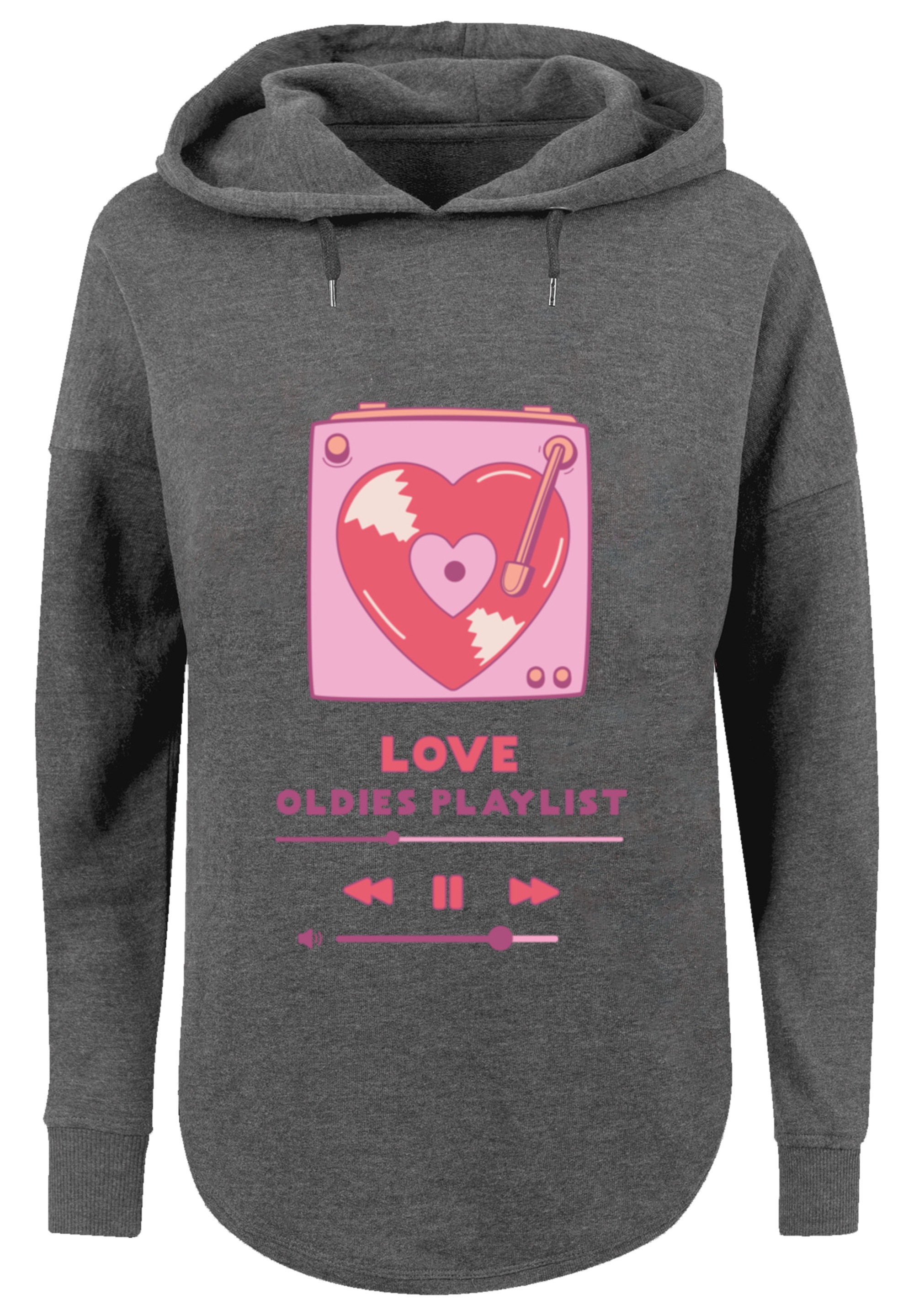 F4NT4STIC Kapuzenpullover "Love Oldies Playlist Valentinstag", Premium Qual günstig online kaufen