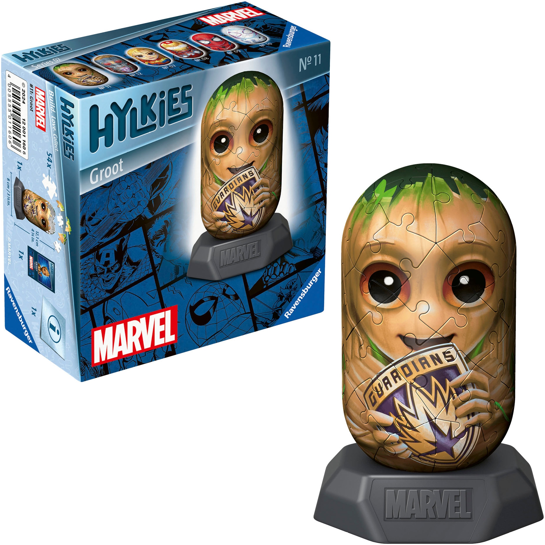 3D-Puzzle »Marvel Heroes, Hylkies Sammelfigur #11Groot«, Made in Europe; FSC® -...