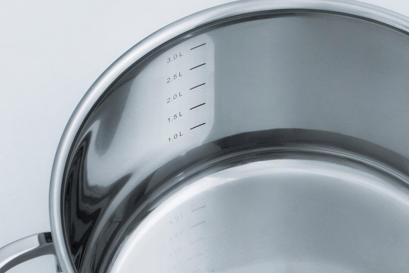 GSW Fleischtopf "Como" 1 Stk. tlg. Edelstahl 18/8 günstig online kaufen