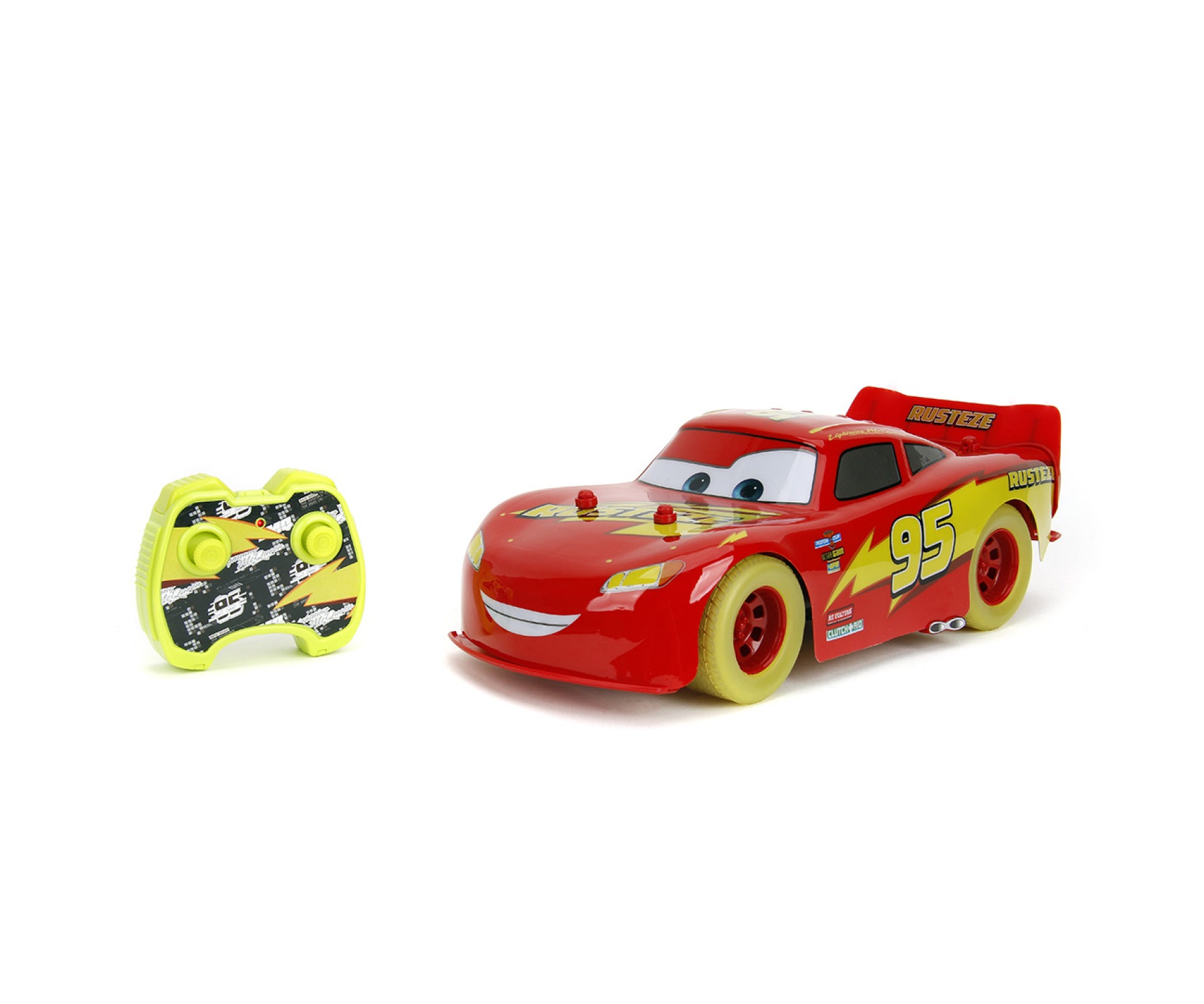 JADA RC-Auto »RC Lightning McQueen Glow Racers 1:14« mit beleuchtetem Unterboden und Augen