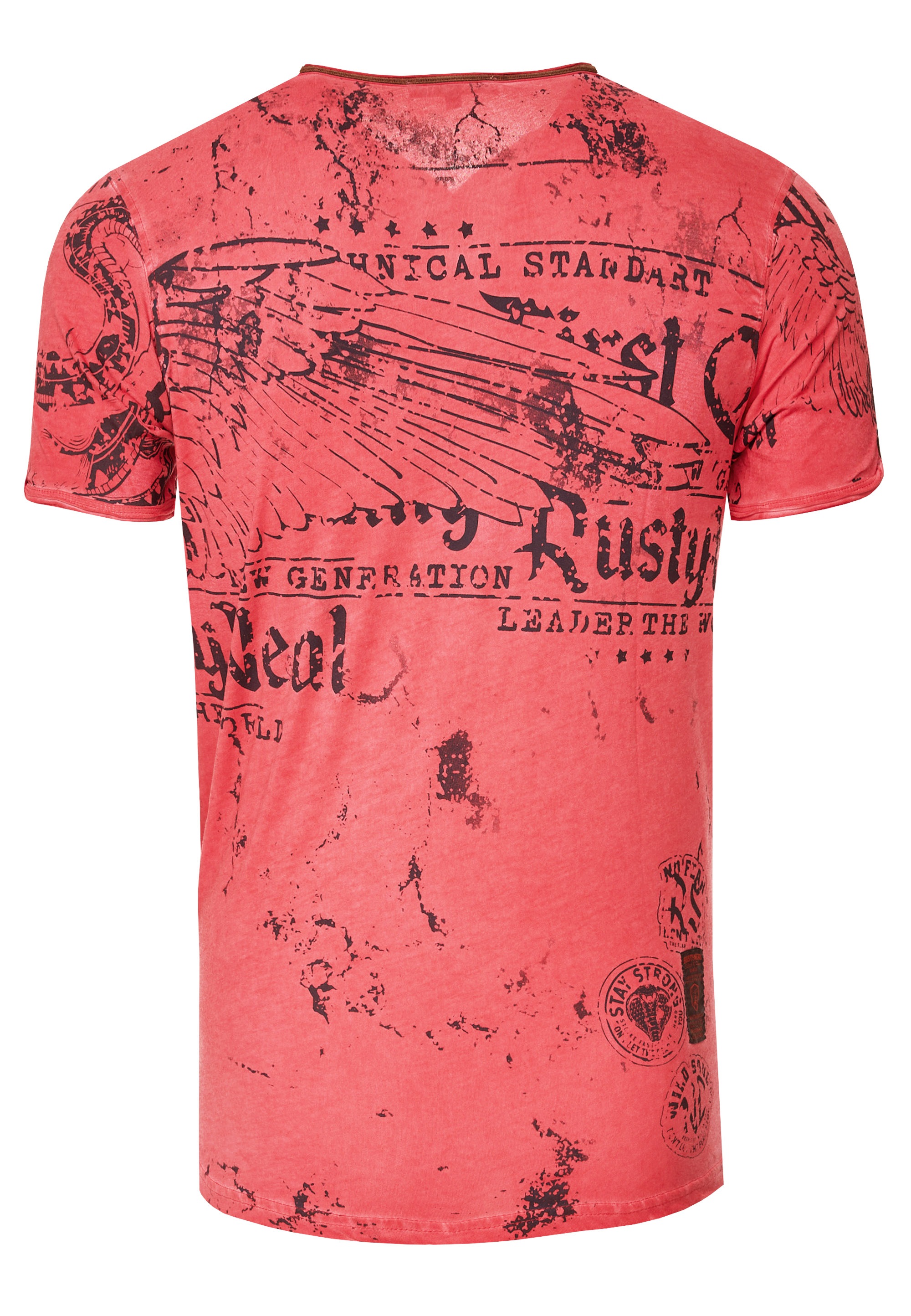 Rusty Neal T-Shirt, mit Allover-Druck