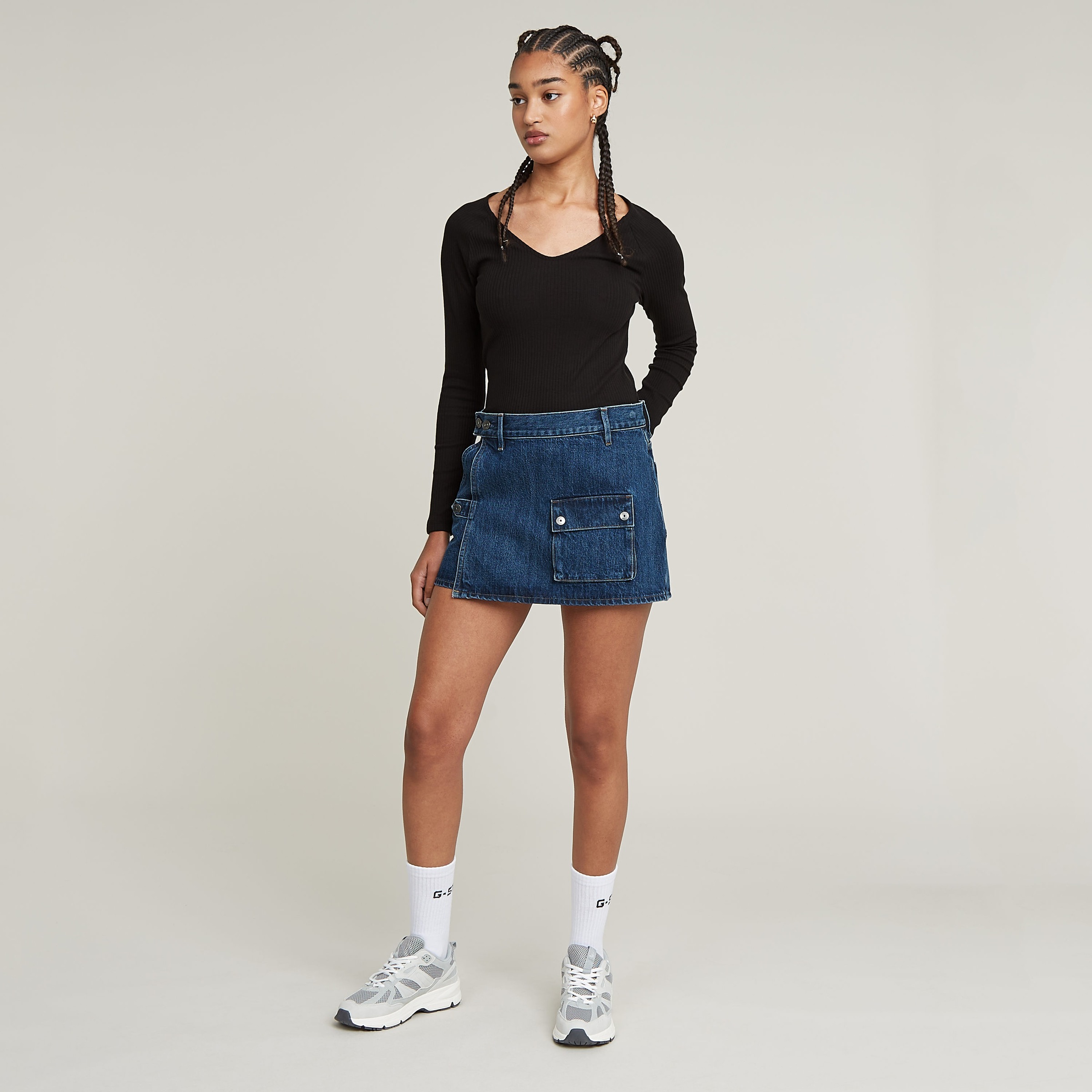 G-STAR Longsleeve »Slim Rib«, mit Stretchanteil