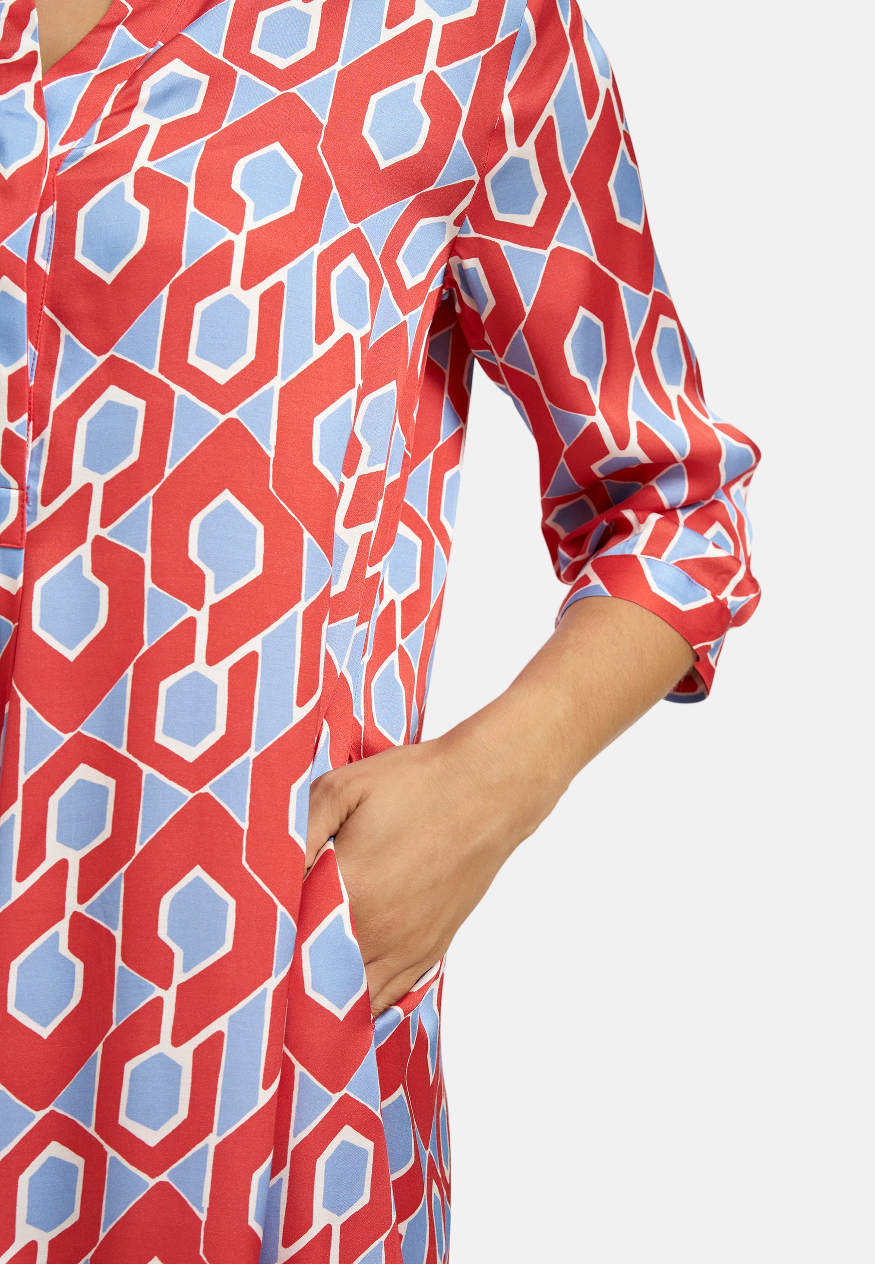 Milano Italy Sommerkleid Eingrifftaschen mit Taschen