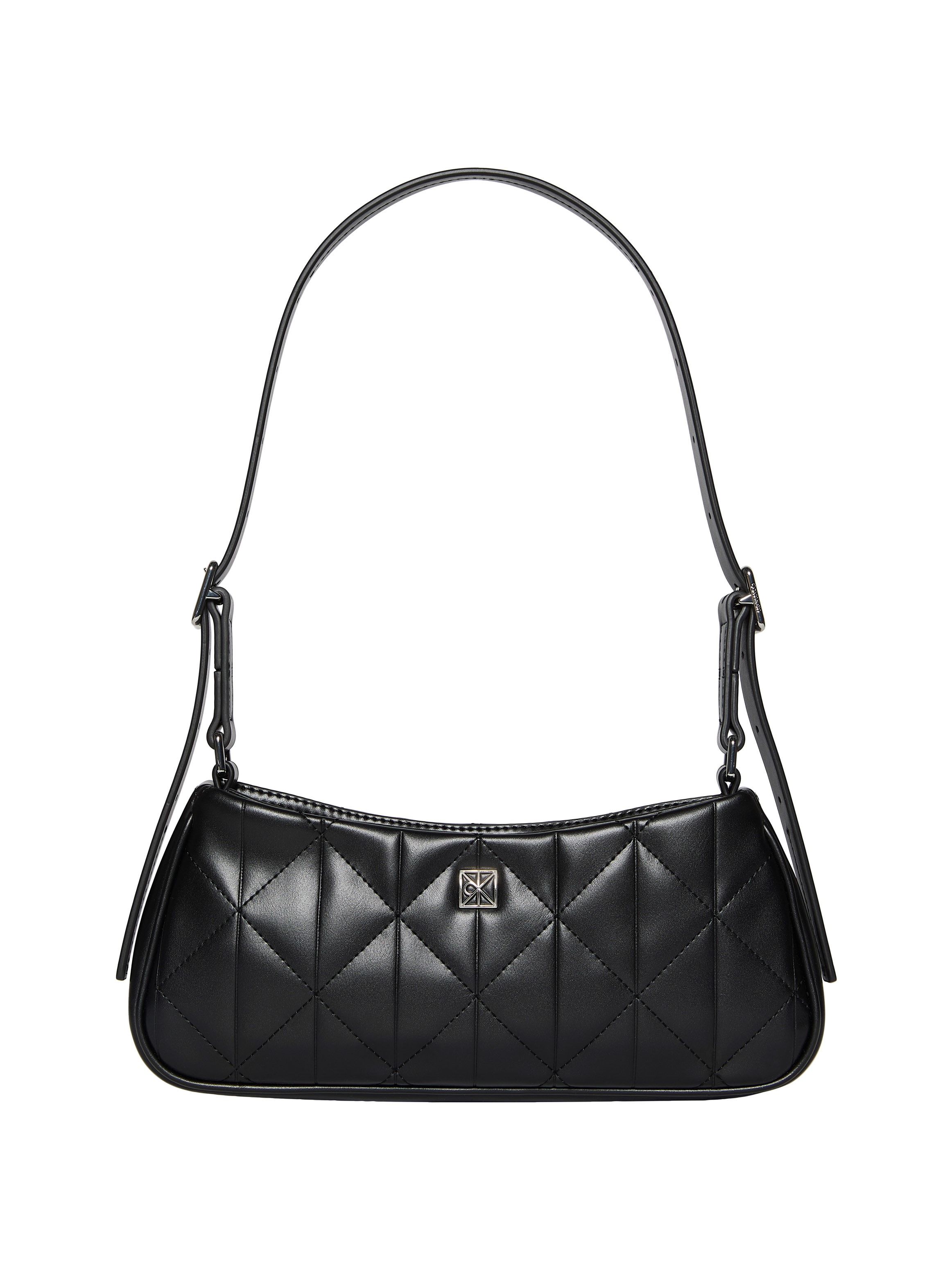 Calvin Klein Schultertasche »QUILTED SM SHOULDER BAG« Damen Henkeltasche, Handtasche, Umhängetasche in gestepptem Look