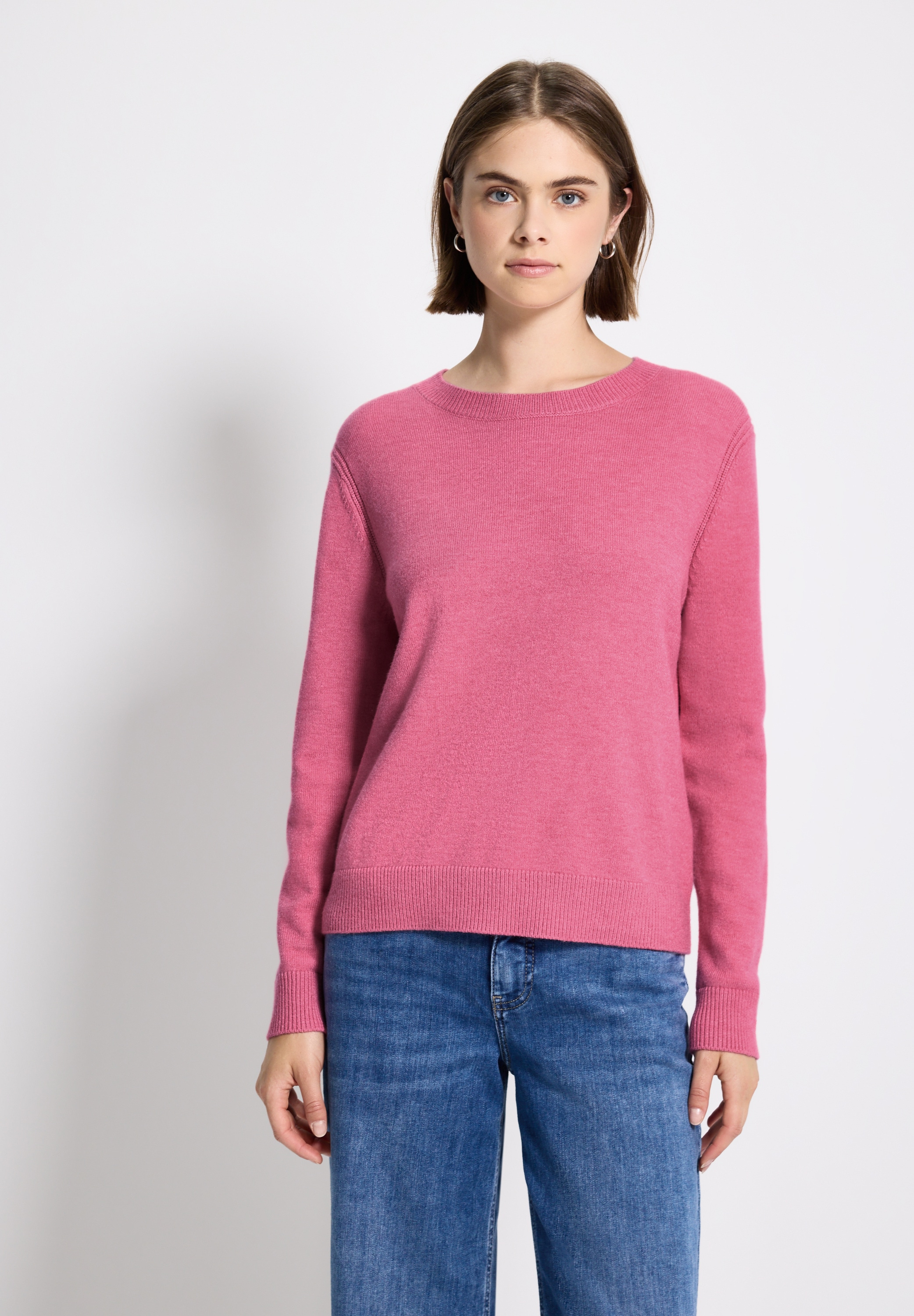 STREET ONE STUDIO Strickpullover, aus softem Materialmix günstig online kaufen