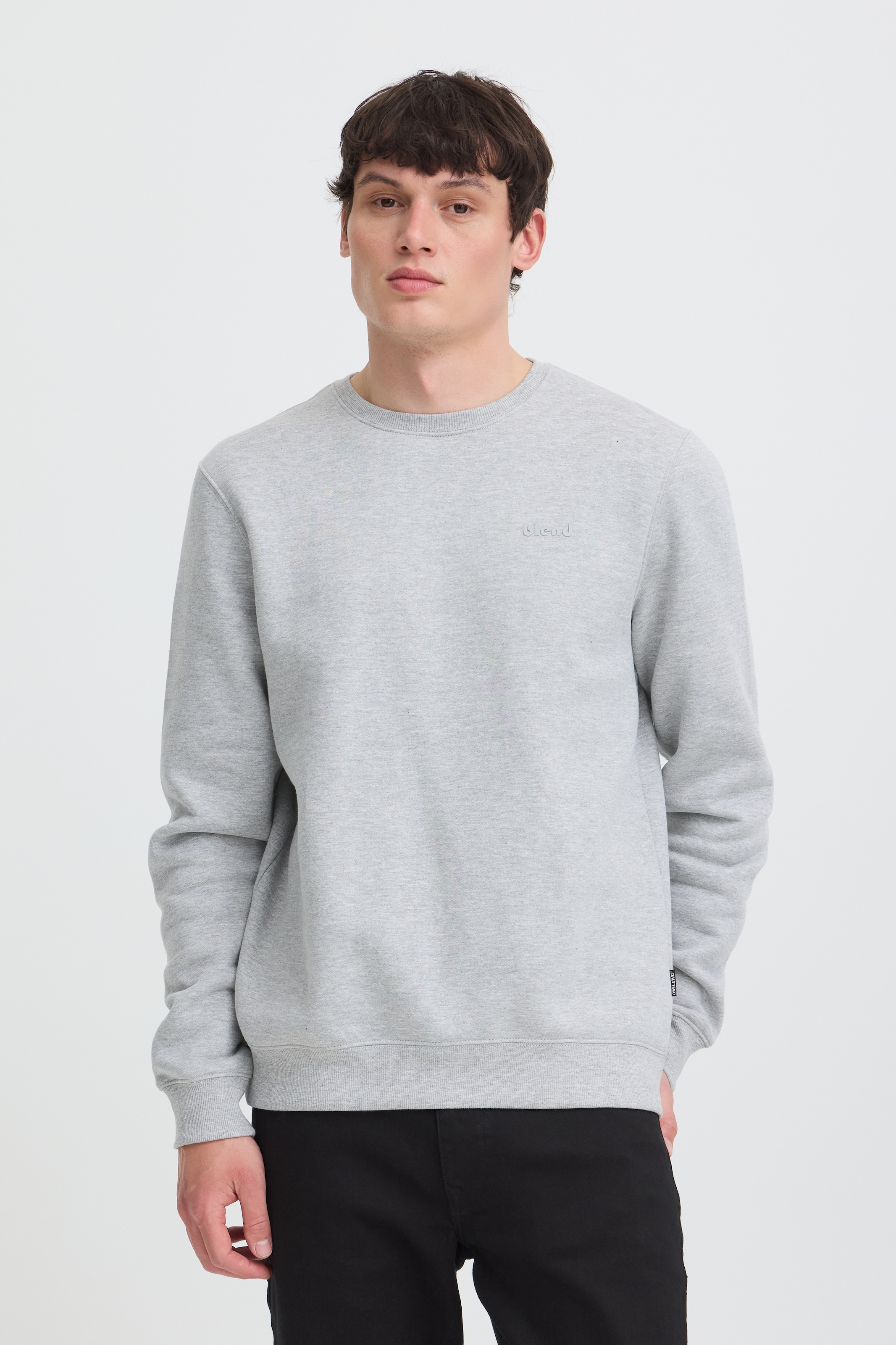 Blend Sweatshirt "BHDOWNTON CREW NECK SWEAT NOOS", Baumwollmischung, normal geschnitten